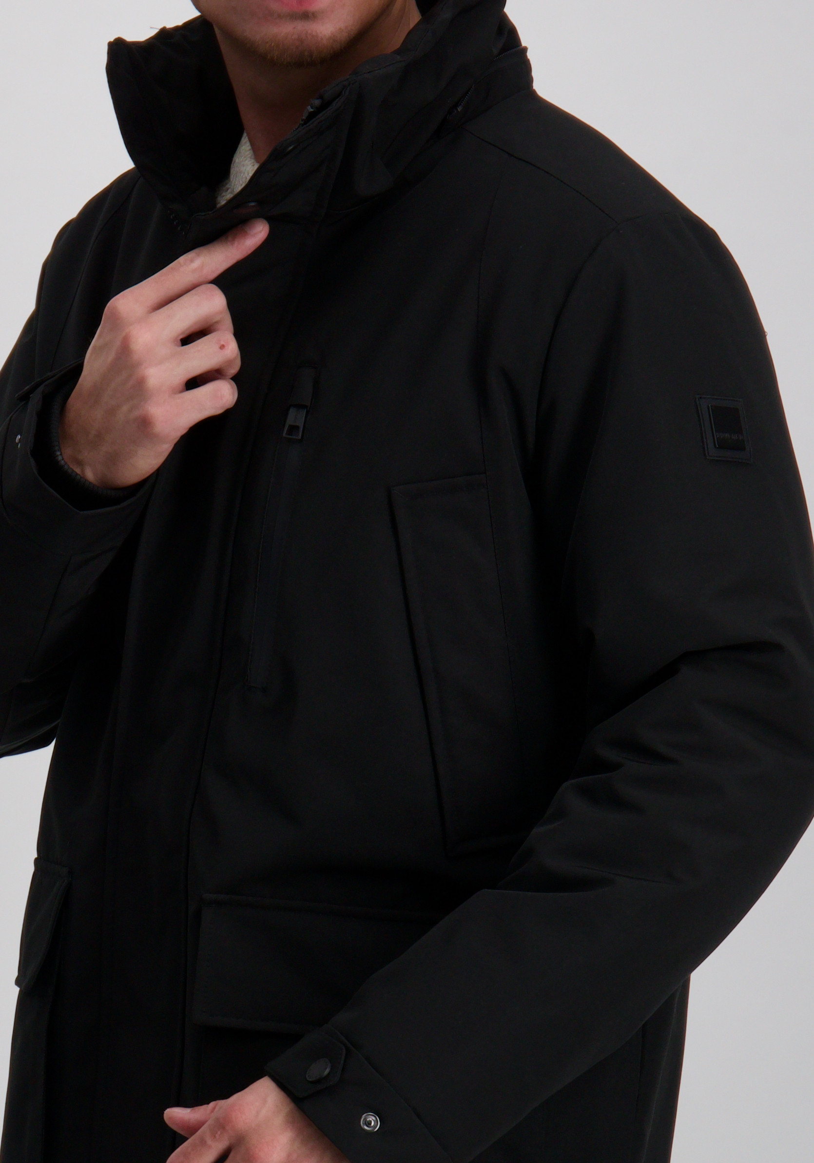 Covered Parka M60181CO Zwart