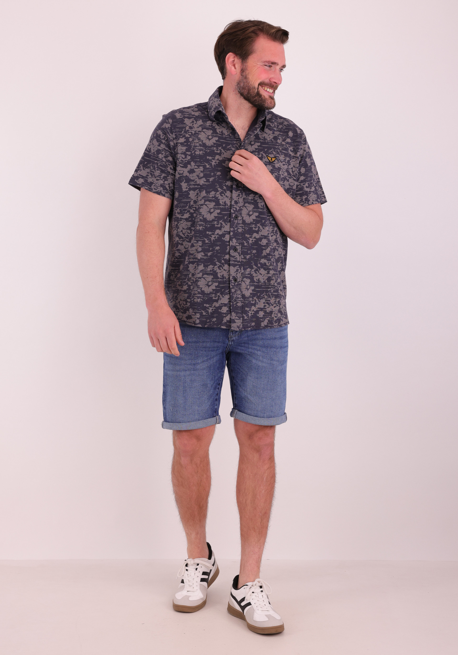 PME Legend Overhemd PSIS2603254 Donker blauw