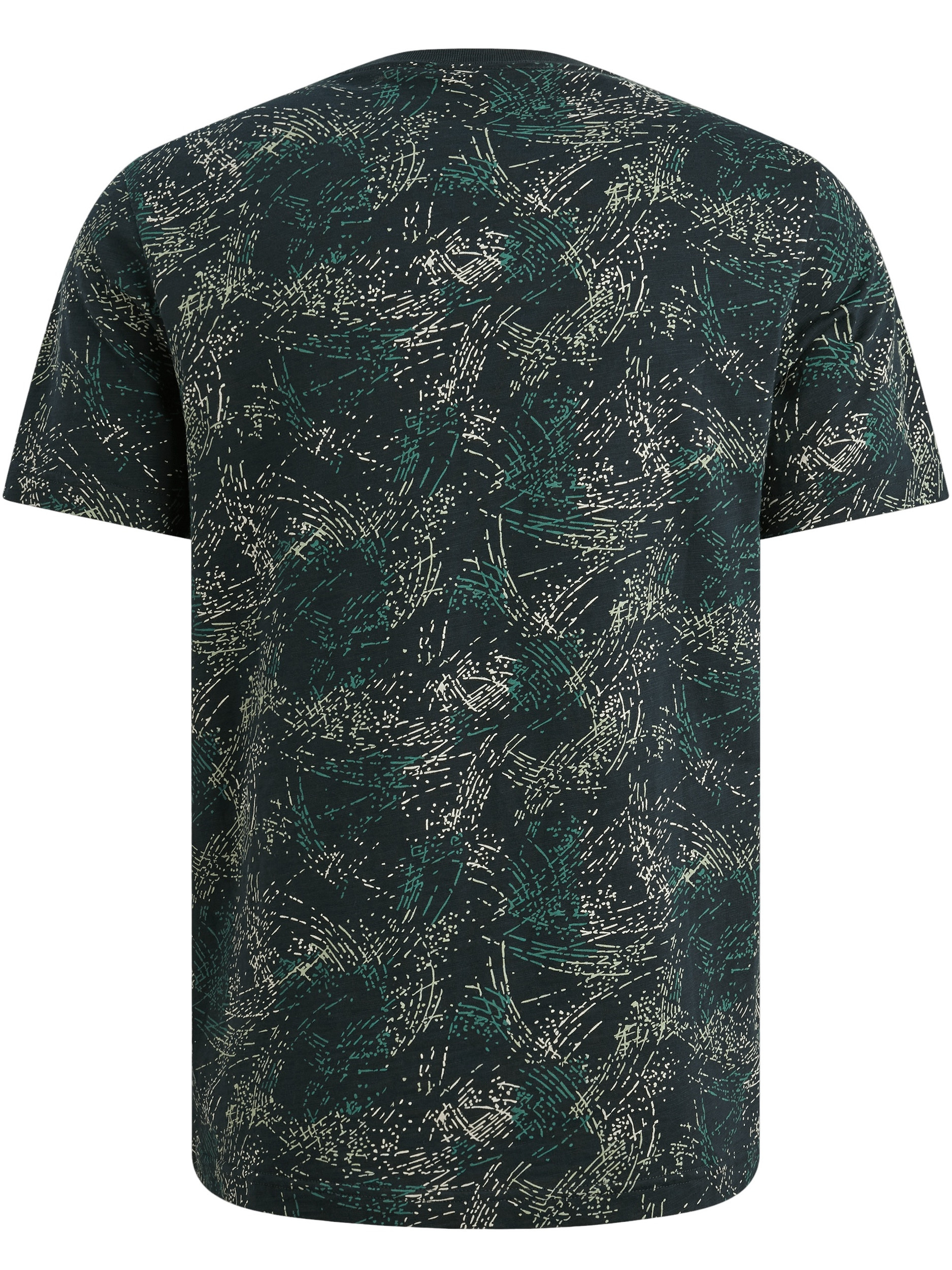 PME Legend T-shirt print  PTSS2604588 Donker blauw