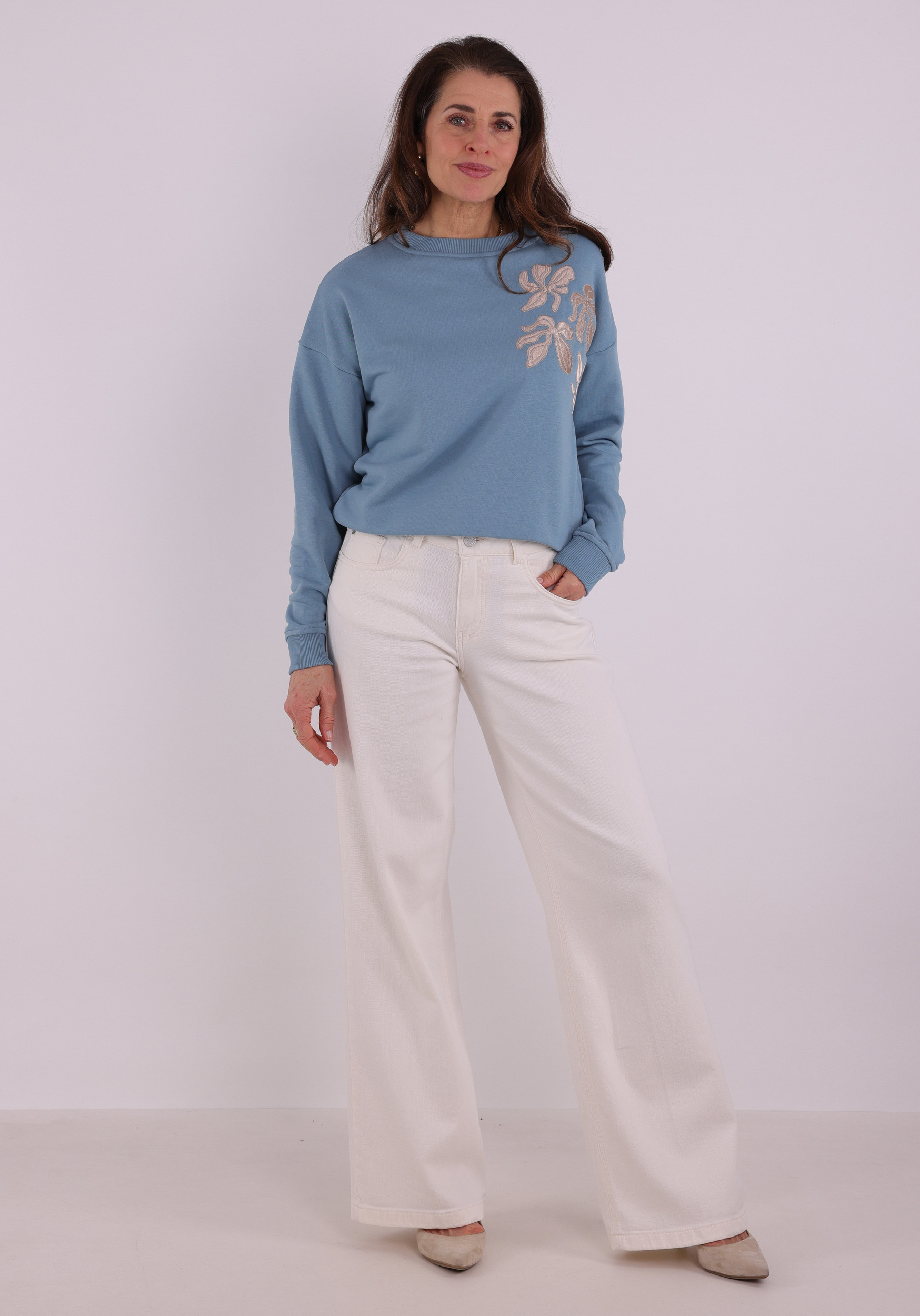 Jansen Amsterdam Trui MAIKA SS26 Licht blauw