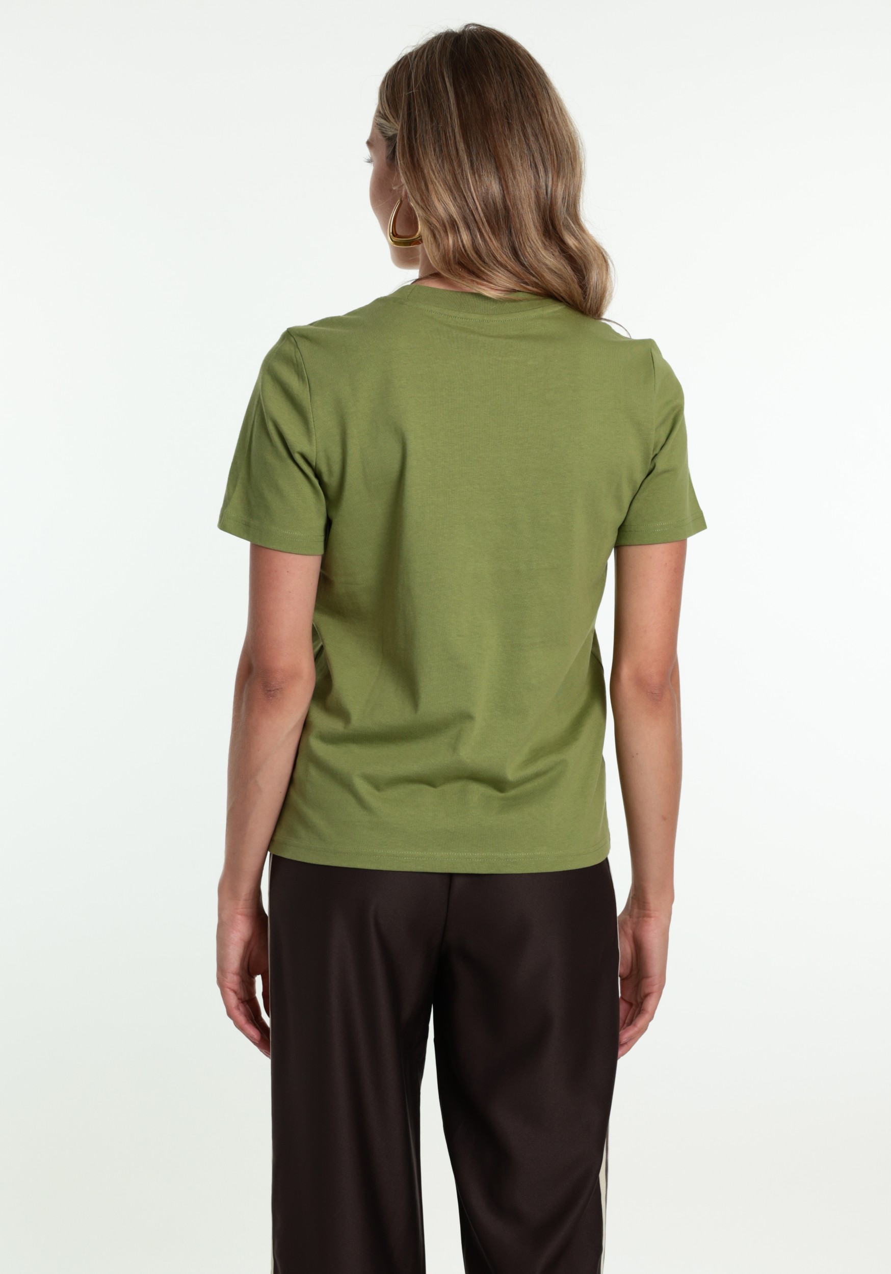 ONLY T-shirt Monja 15320892 Midden groen