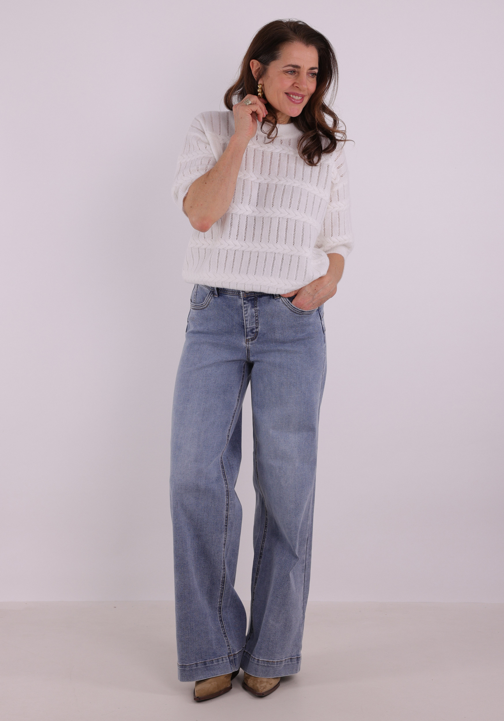Kaffe Clothing Trui Monia 10511053 Wit