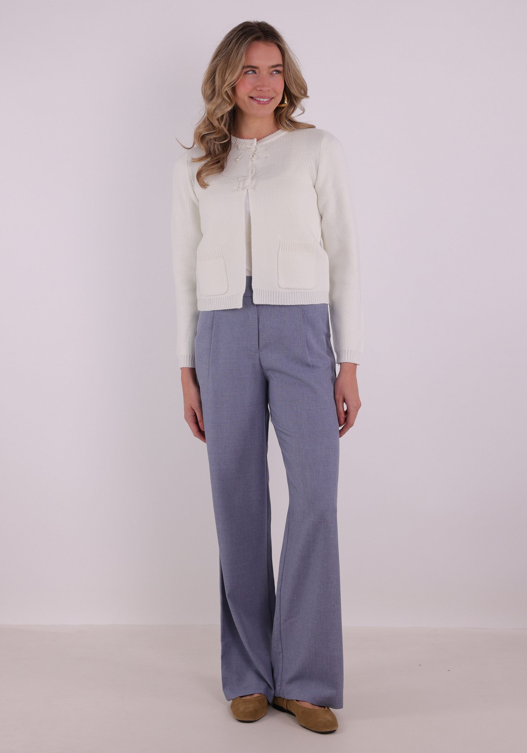 Only Straight pants Linda 15336761 Raf blauw