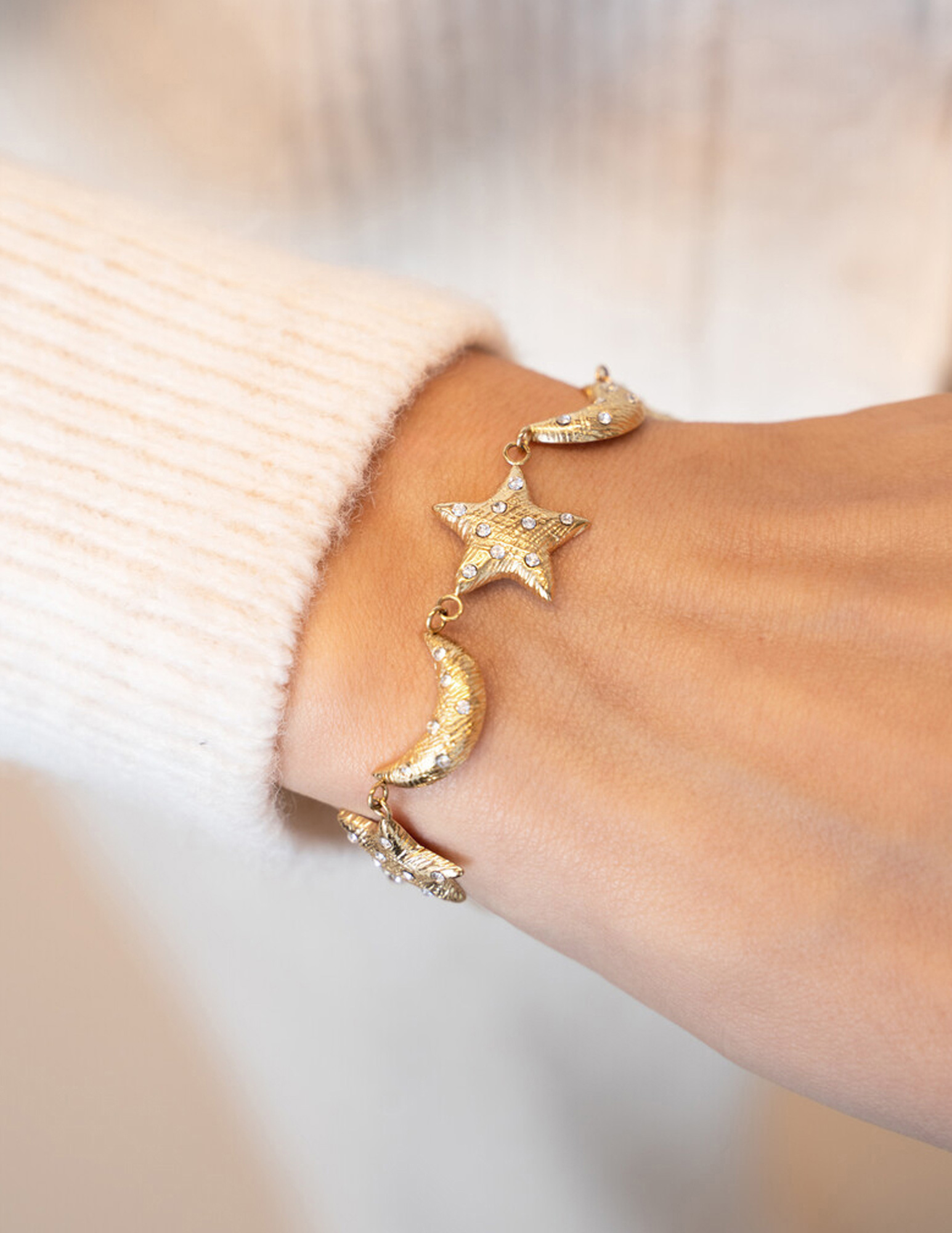 My Jewellery Starry armband met manen en sterren MJ11953 Goud
