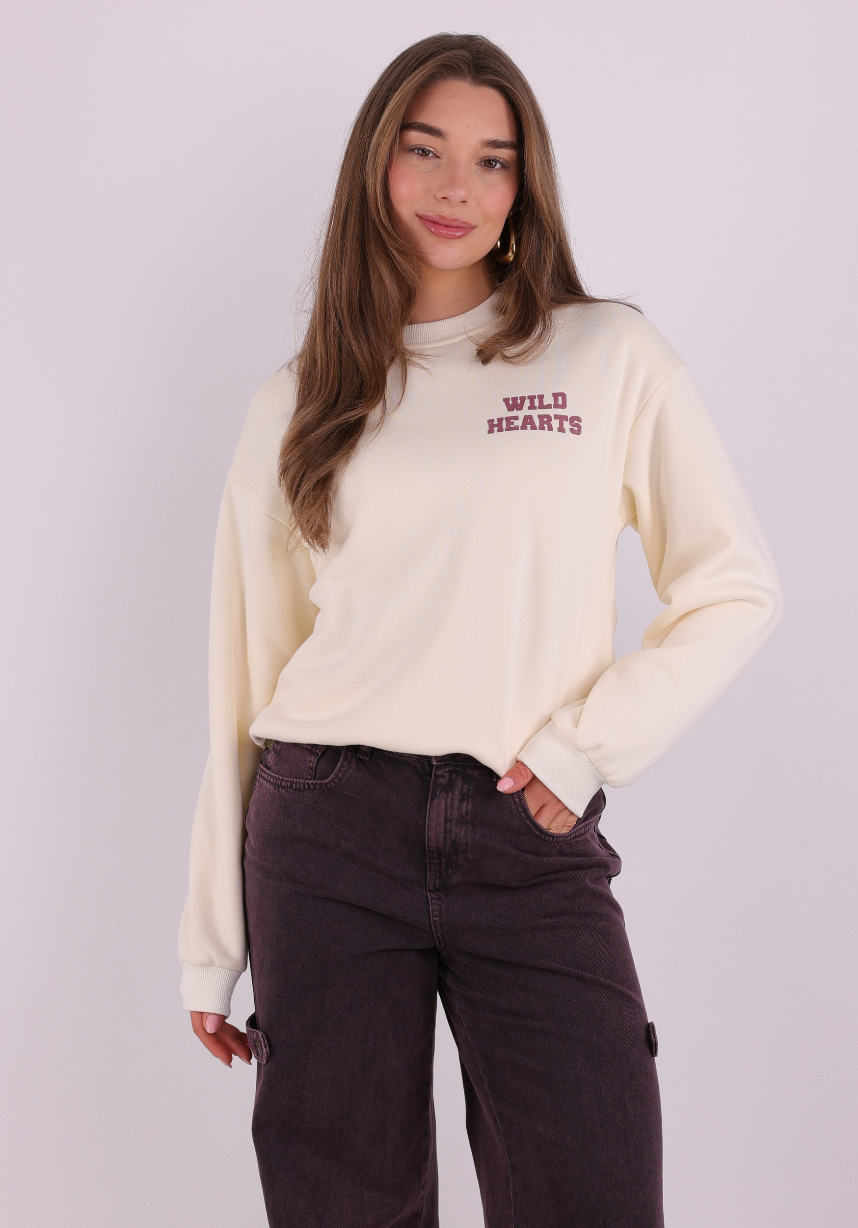 Lofty Manner Sweater Nayla RA17 Ecru