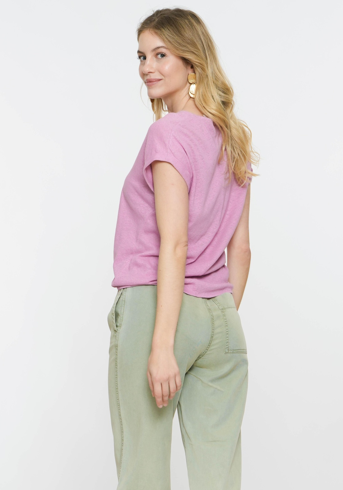 Geisha T-shirt 52103-47 Paars