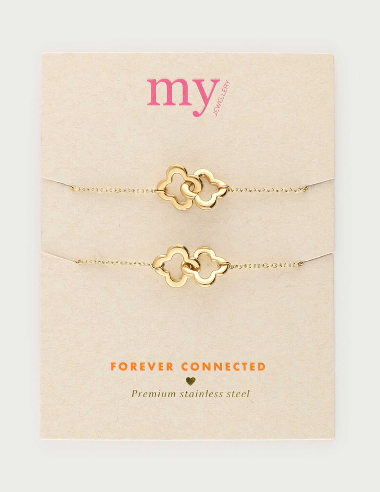 My Jewellery Forever connected armband MJ12634 Goud
