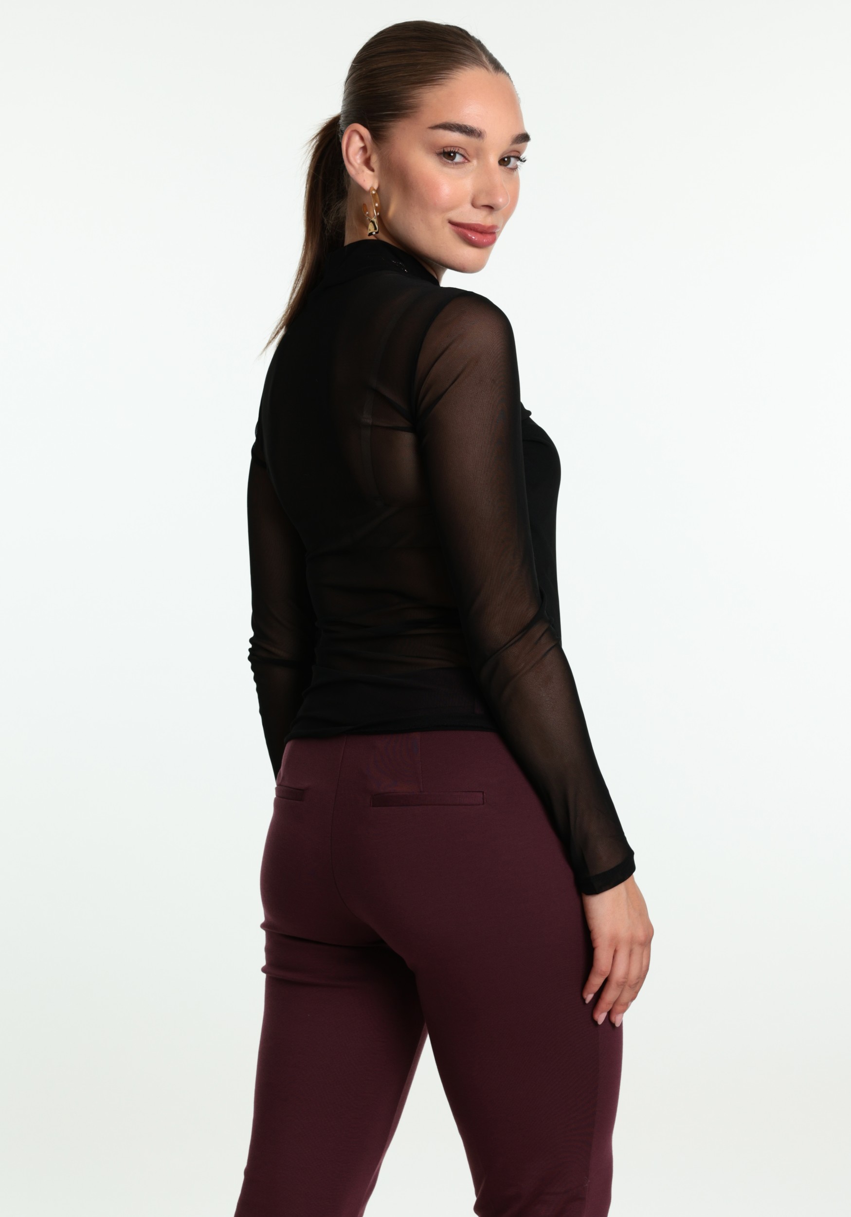 ONLY Meshtop Erica 15141298 Zwart