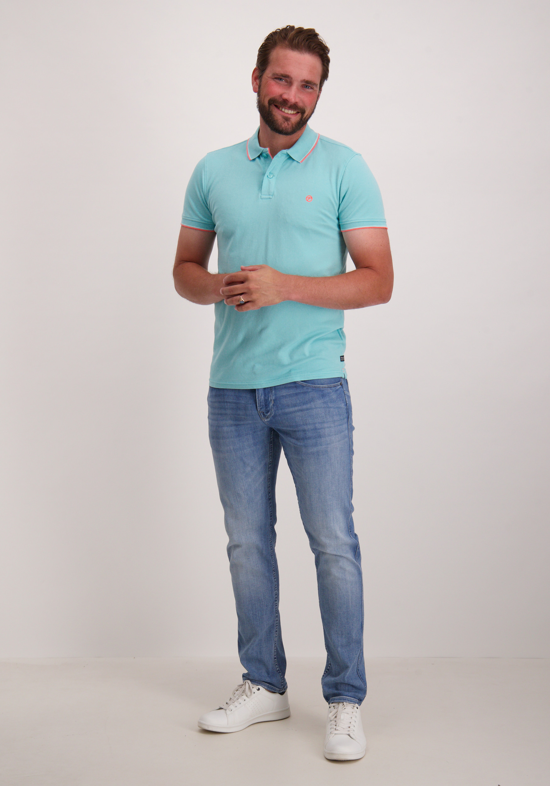 Petrol Polo M-ROS-POL003 Licht blauw