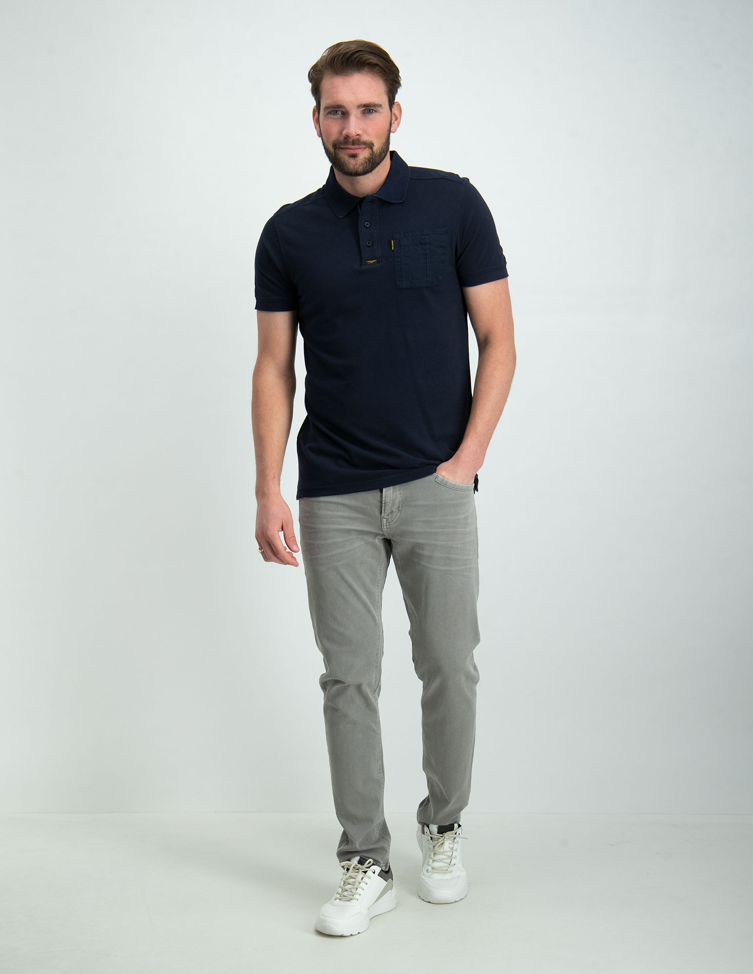 PME Legend Jeans Tailwheel PTR2302621-9056 Midden grijs