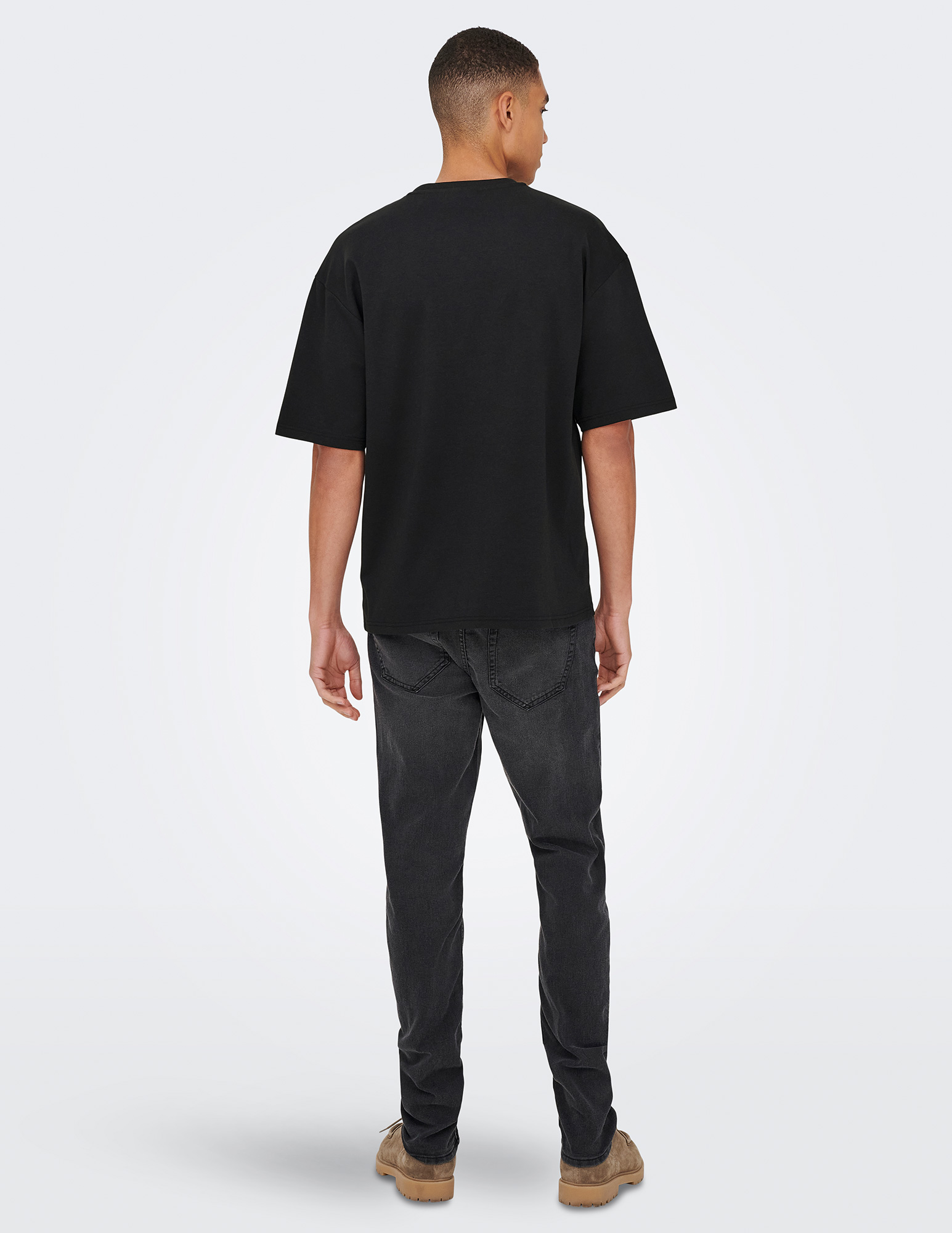 ONLY & SONS T-shirt Caspian airflex 22031940 Zwart