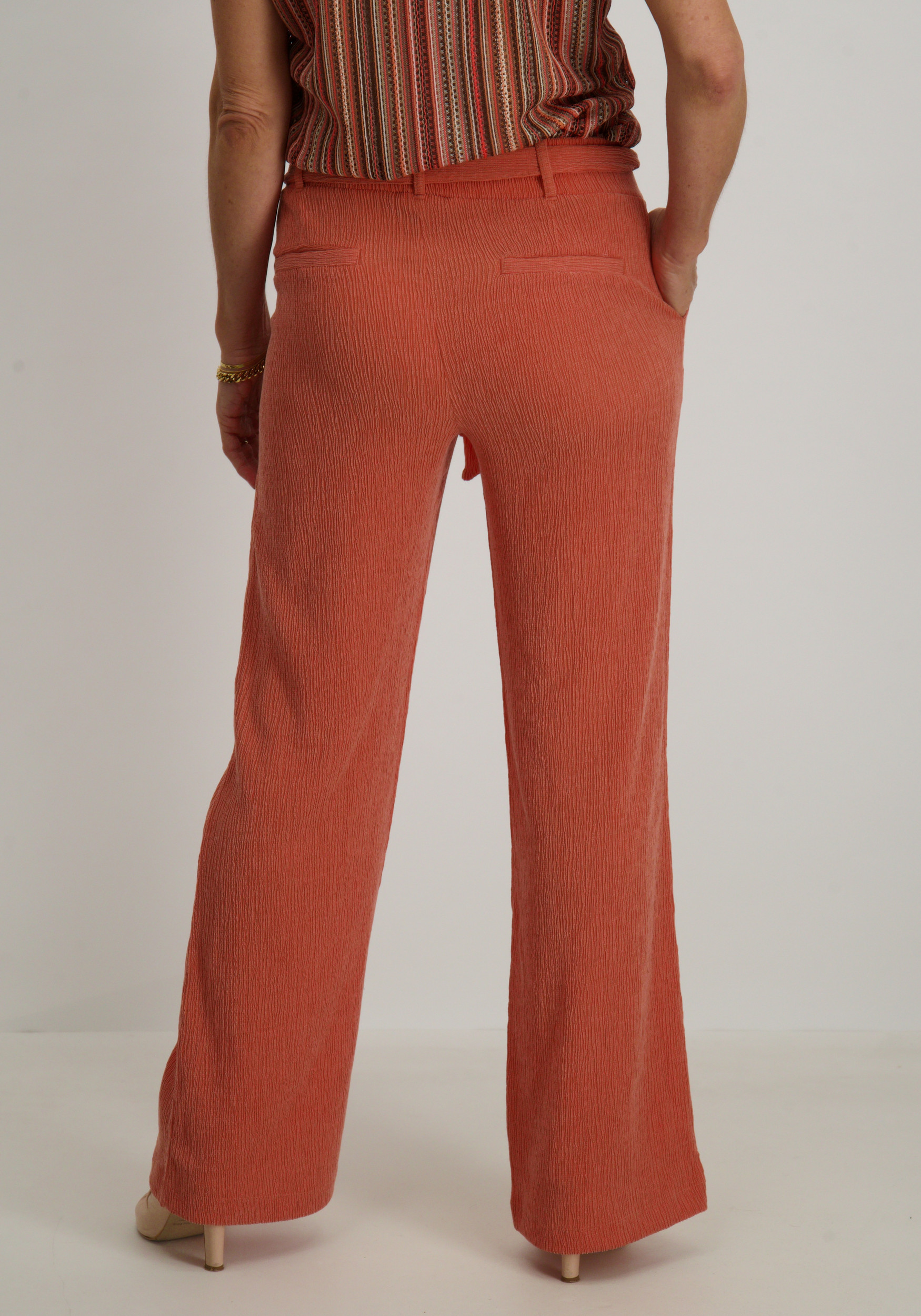 Tramontana Broek met ceintuur K02-16-102 Zalm