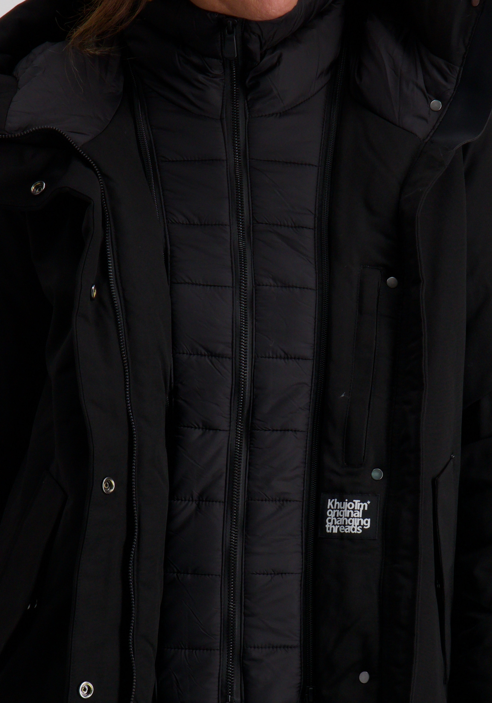 KHUJO Winterjas Wedelia 1031CO253 Zwart