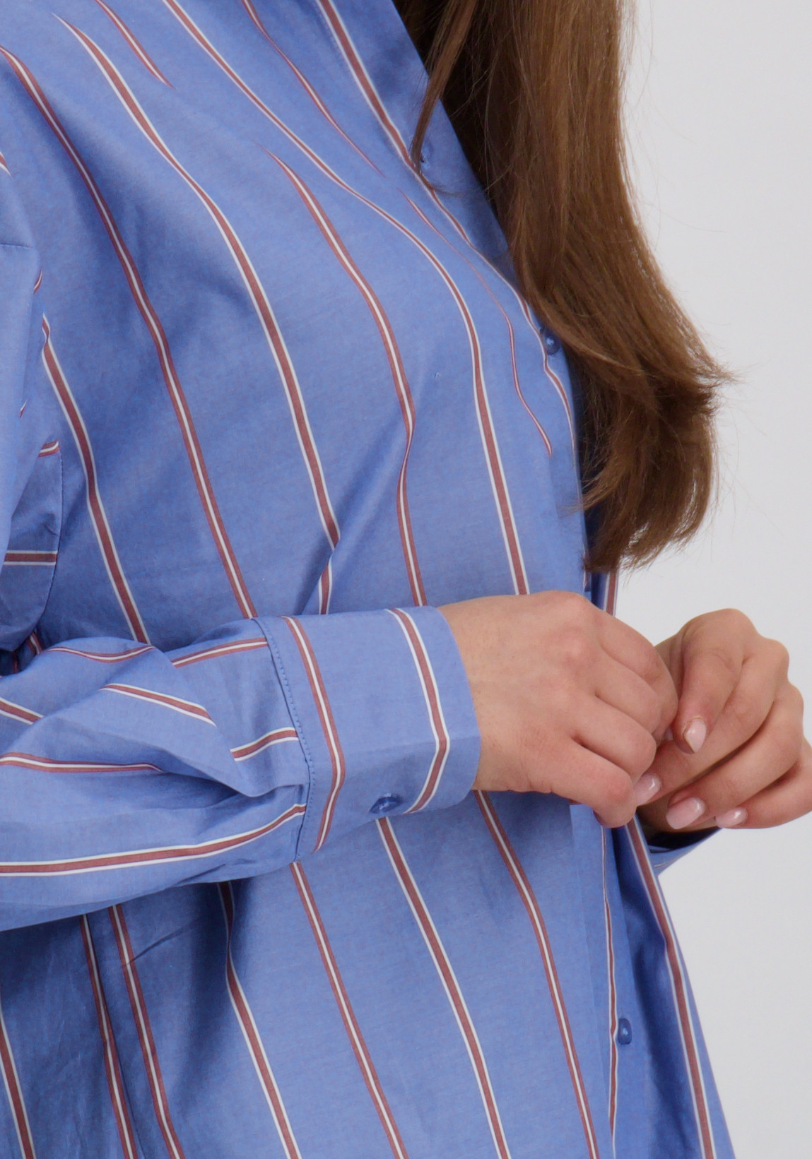 Ichi Blouse Sadia 20124410 Blauw