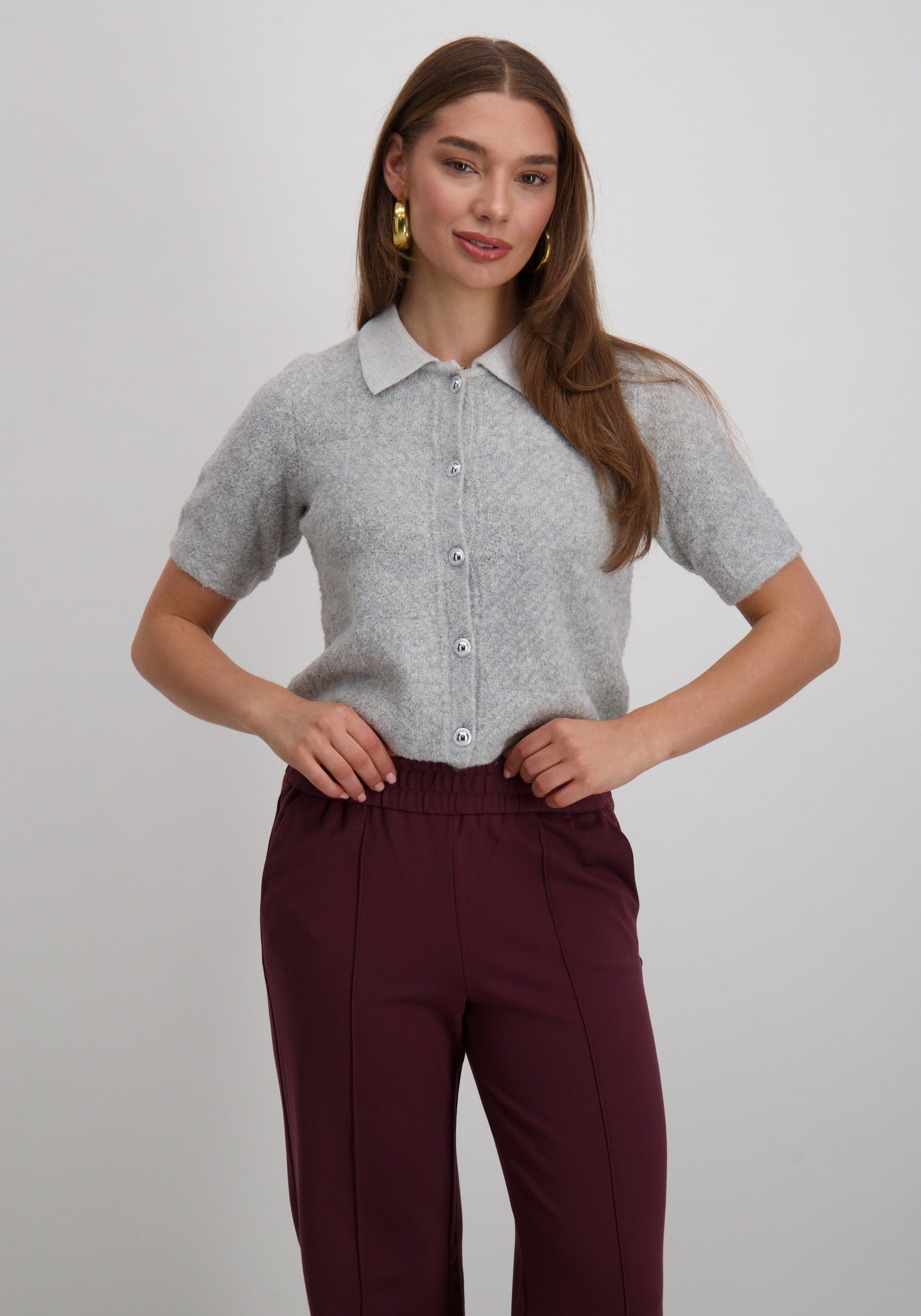 Vero moda Vest Diana  10334941 Licht grijs