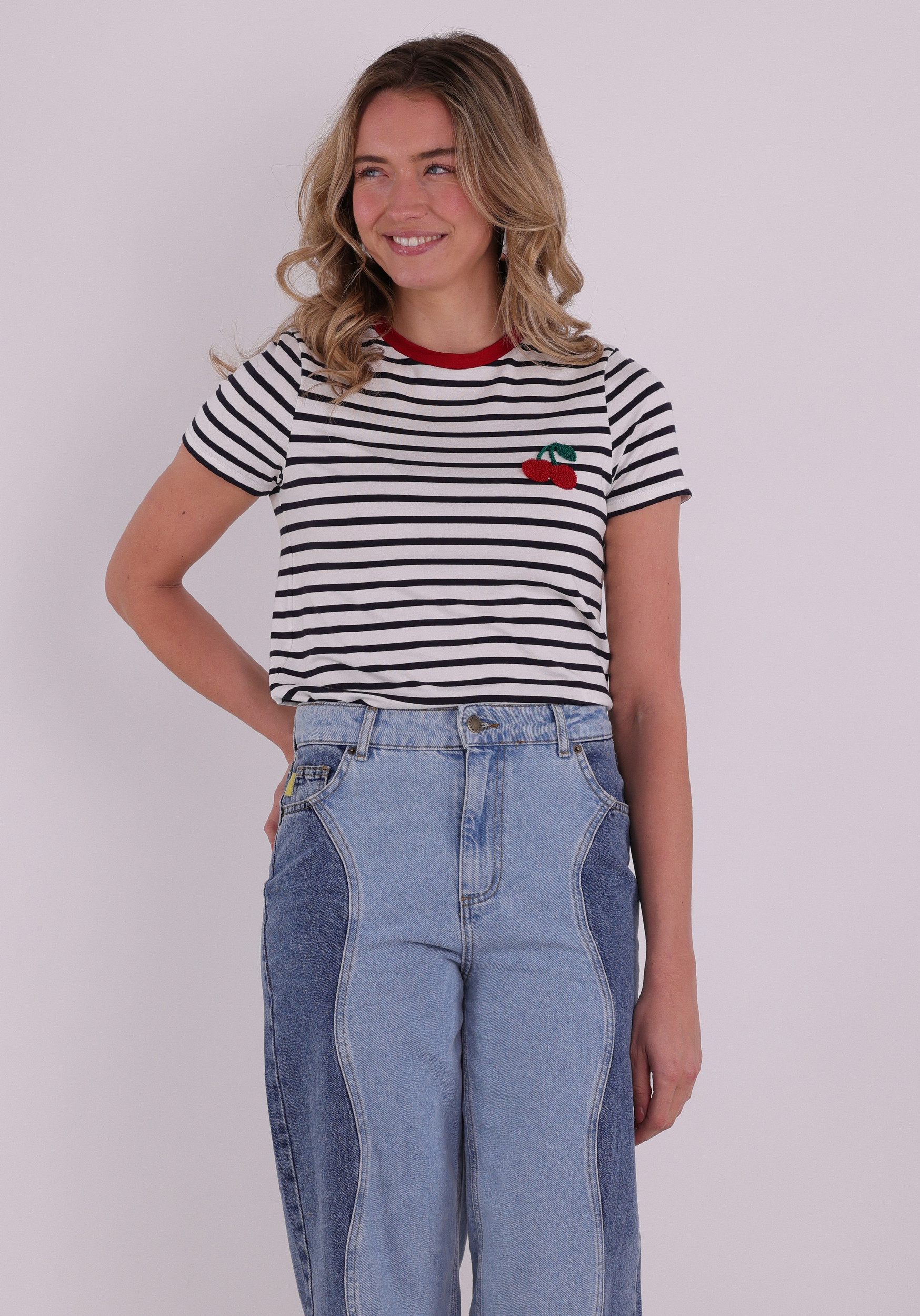 Only T-shirt Heart life 15318959 Wit