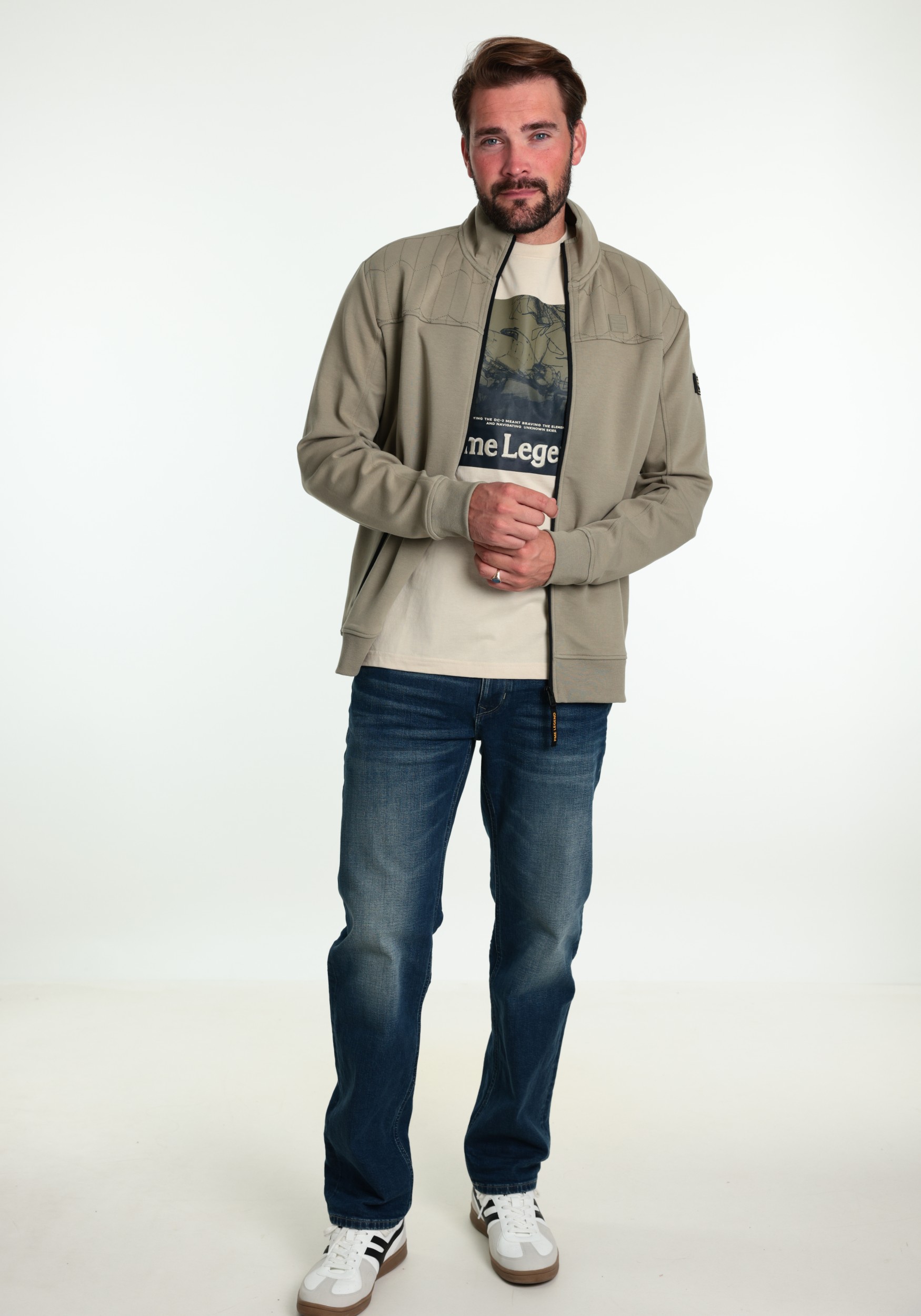 PME Legend Vest PSW2608437 Midden groen