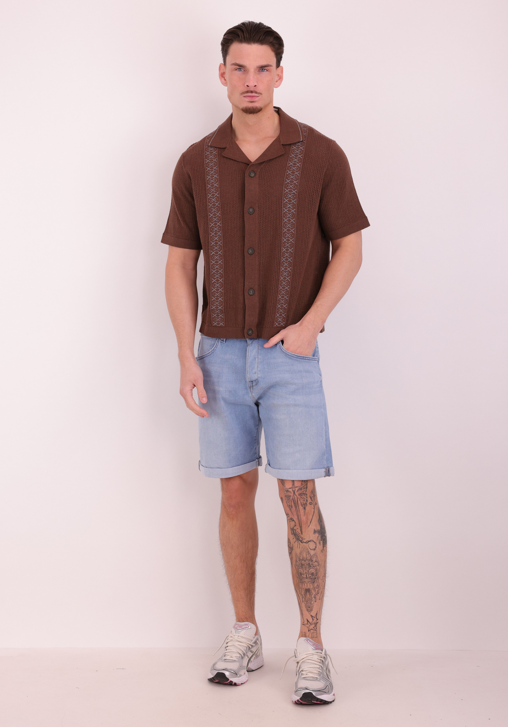 JACK & JONES Short Rick 12269608 Licht blauw