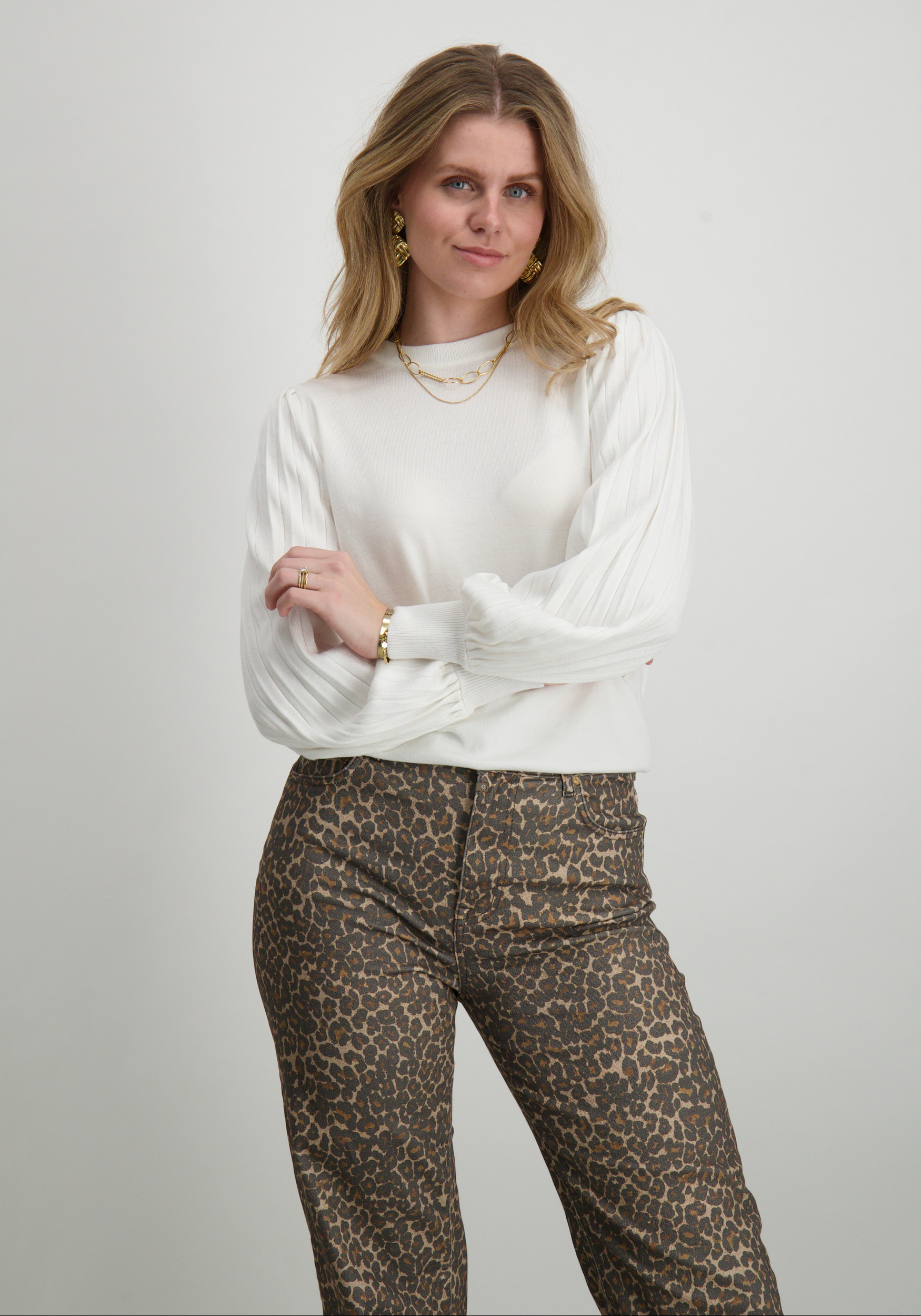 Kaffe Clothing Trui Lone 10507905 Wit