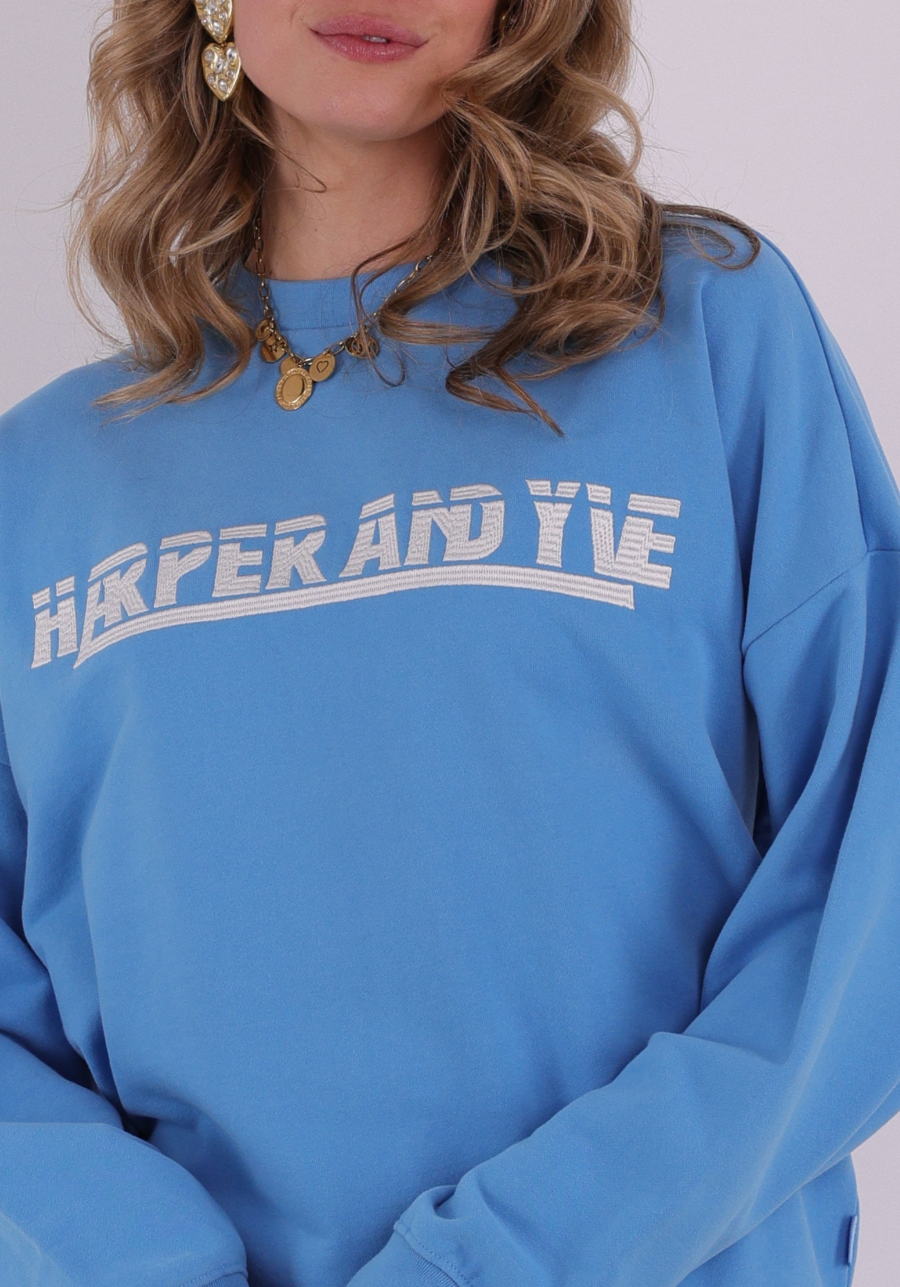 Harper & Yve Sweater Lex SS6Y503 Blauw