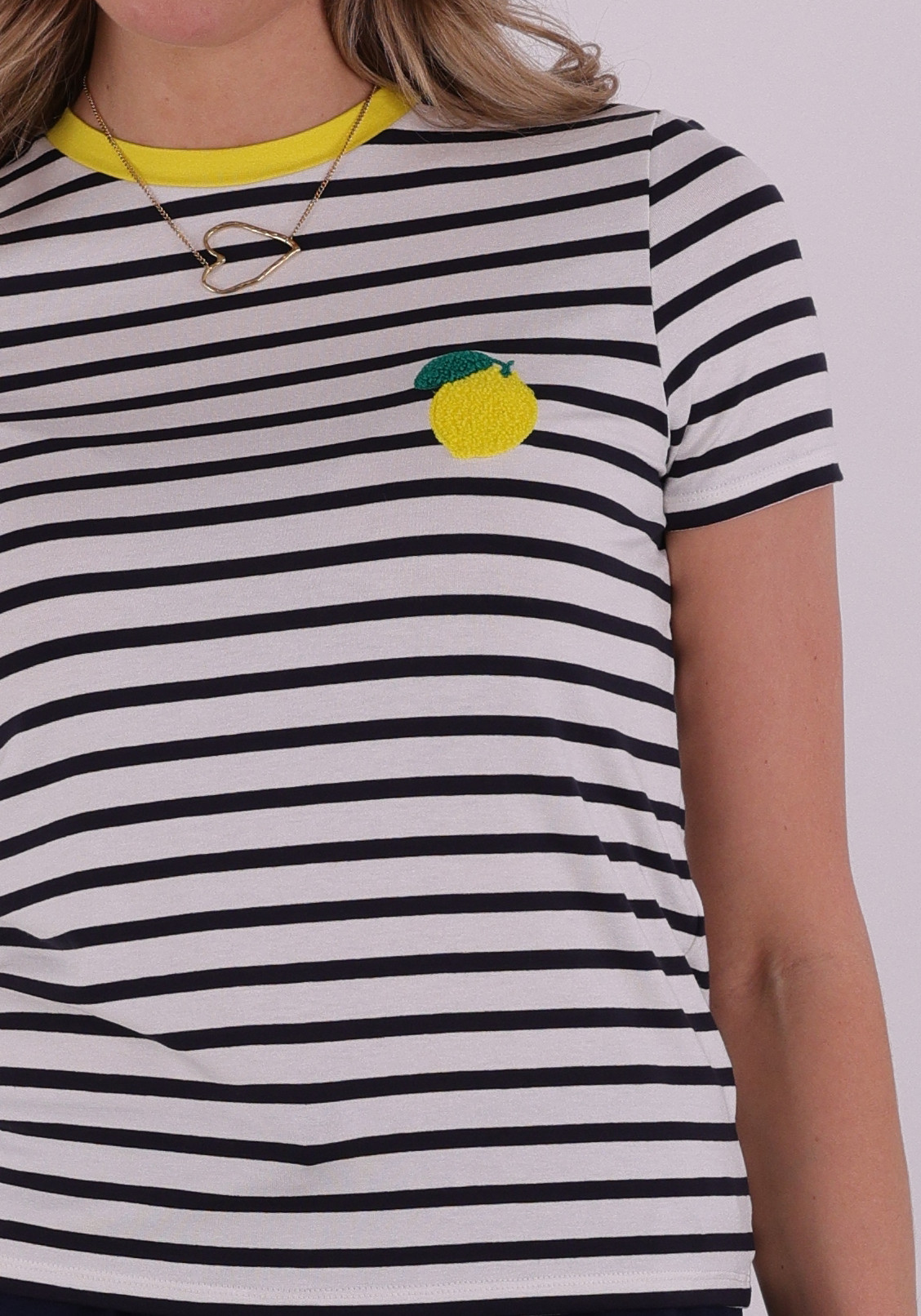 Only T-shirt Heart life 15318959 Wit