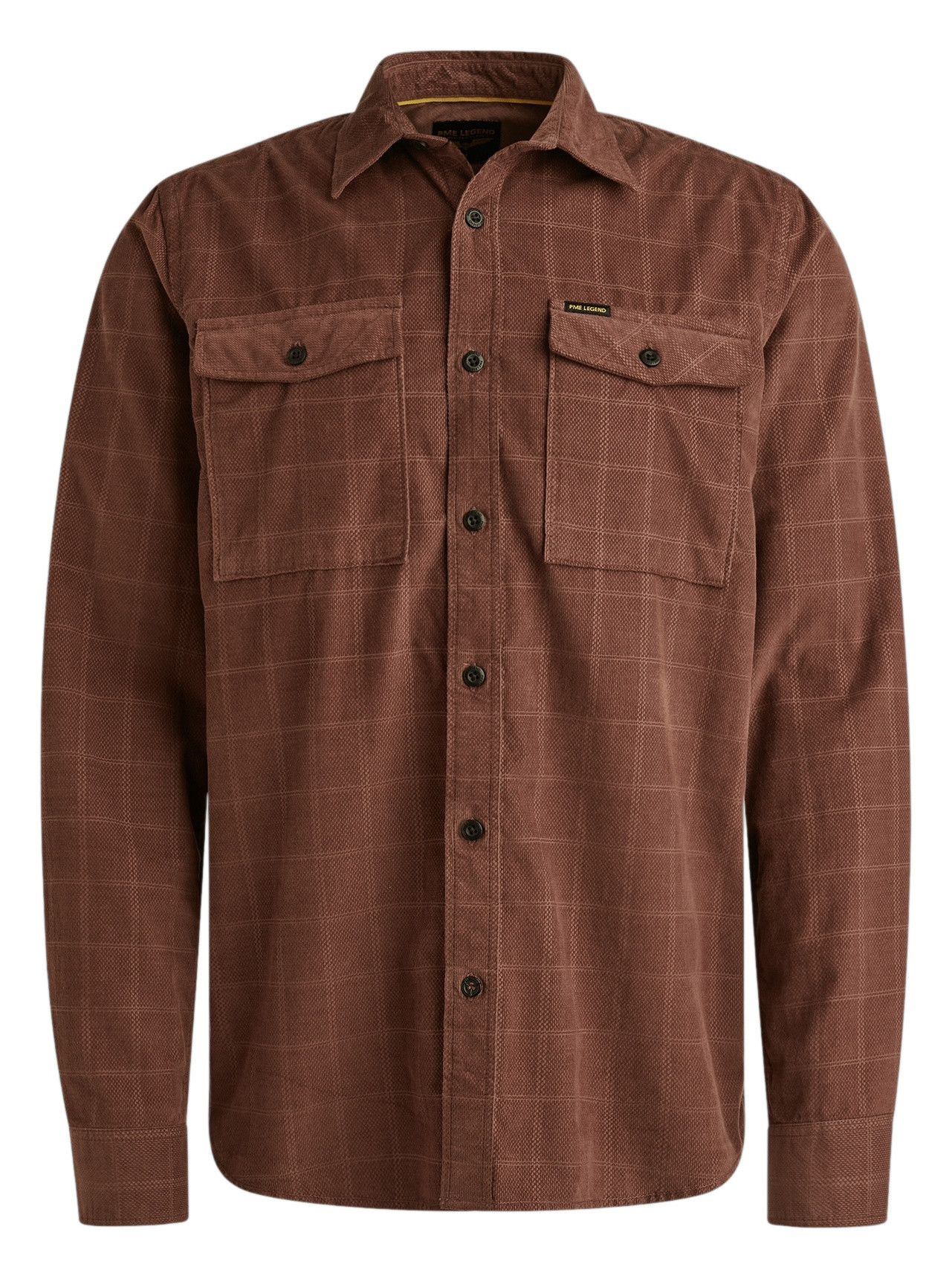 PME Legend overhemd corduroy PSI2509242 Bruin