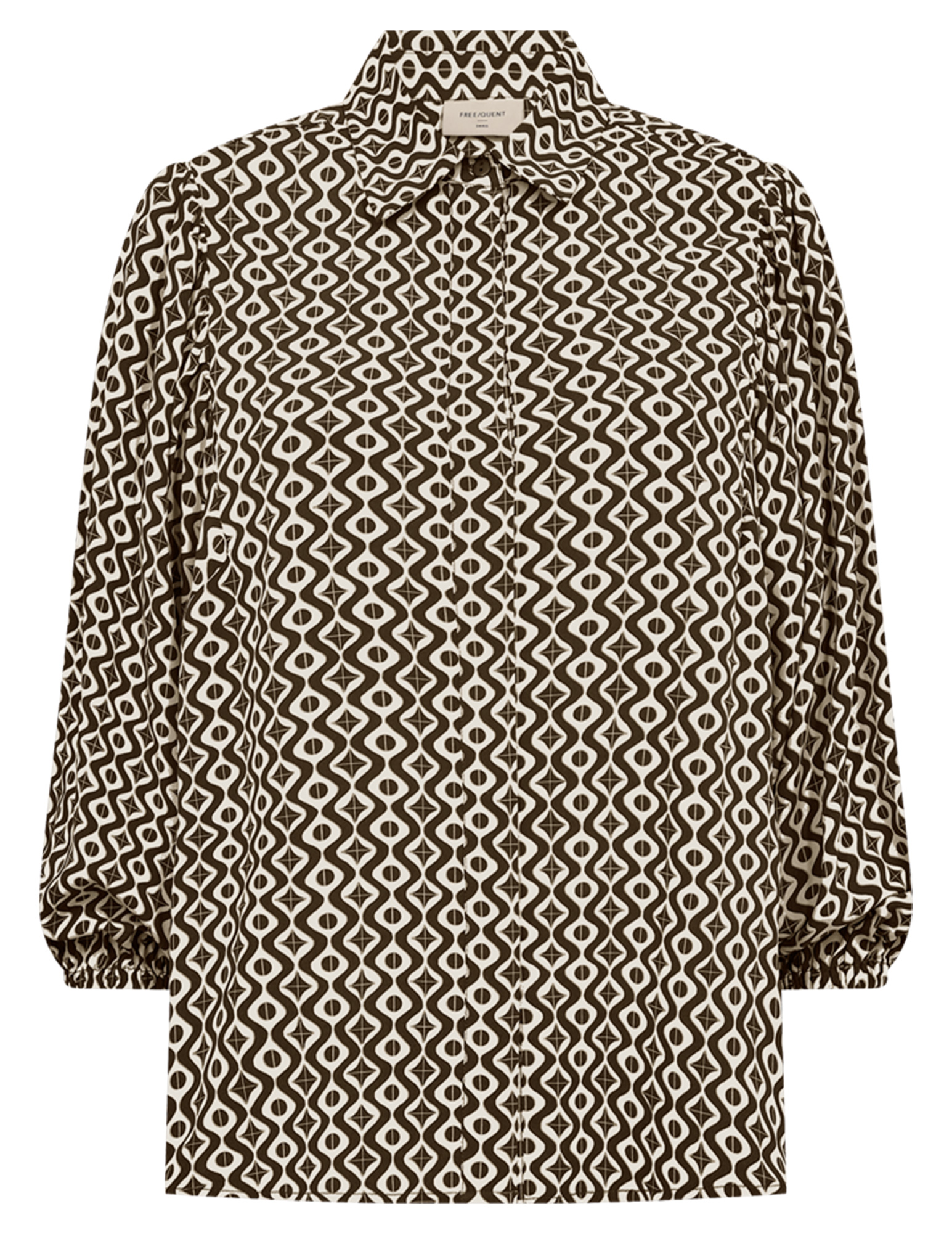 FREE|QUENT Blouse Adney 211376 Donker bruin