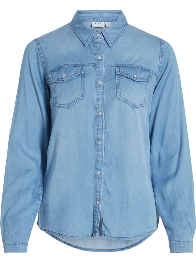 Vila Blouse Bista 14033008 Blauw