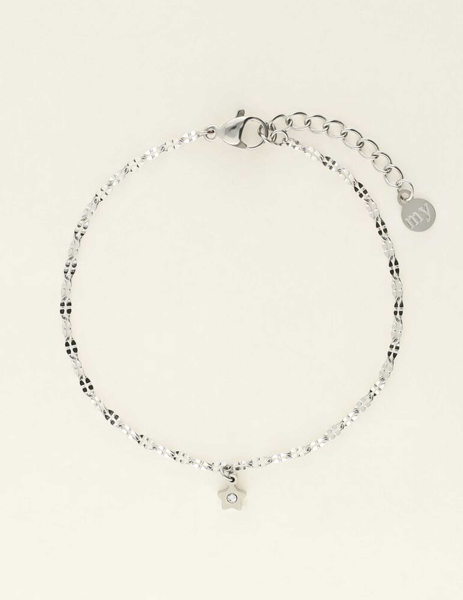 My Jewellery Armband met kleine ster MJ09364 Zilver