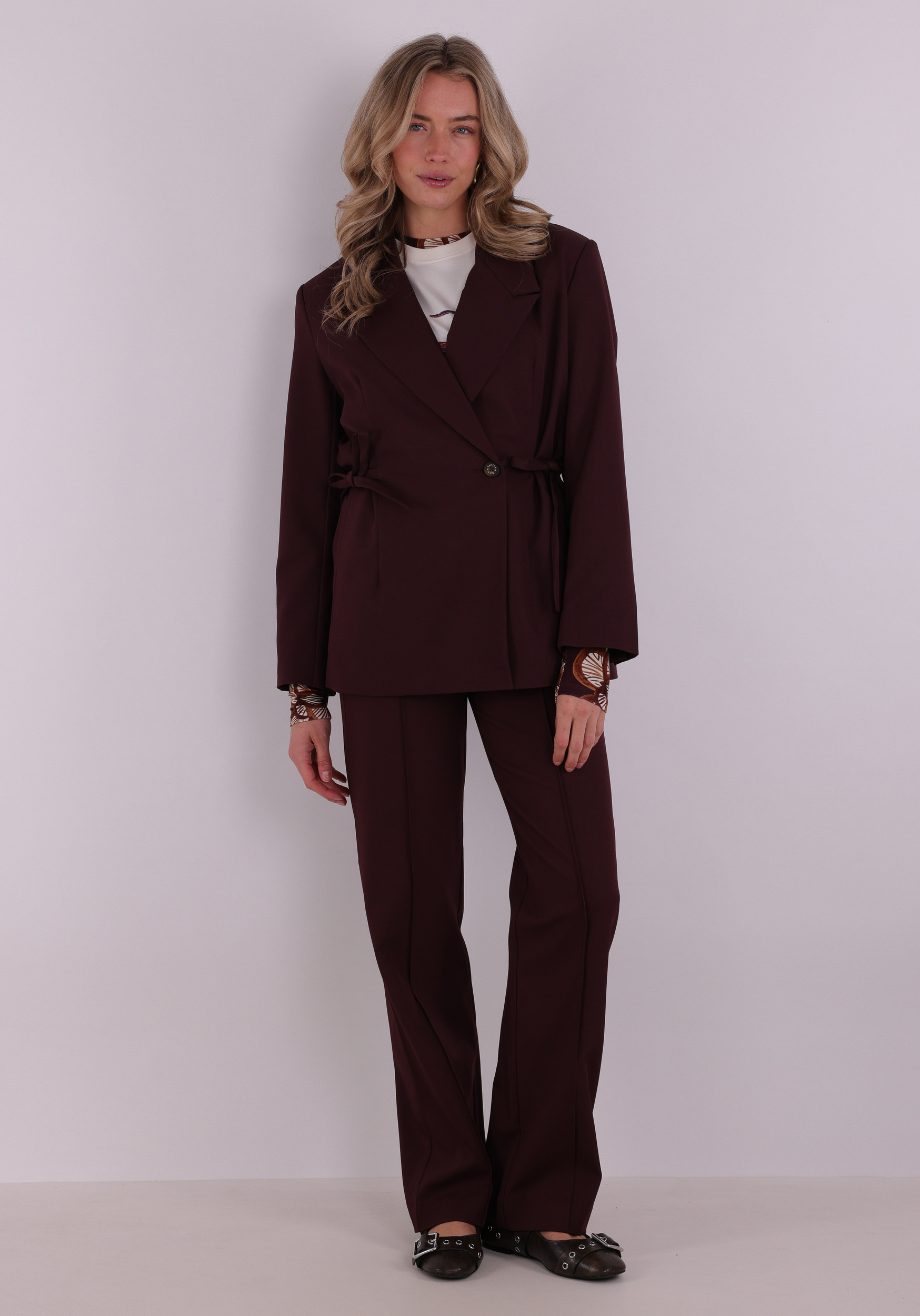 Harper & Yve Blazer Anina SS6N208 Donker Paars