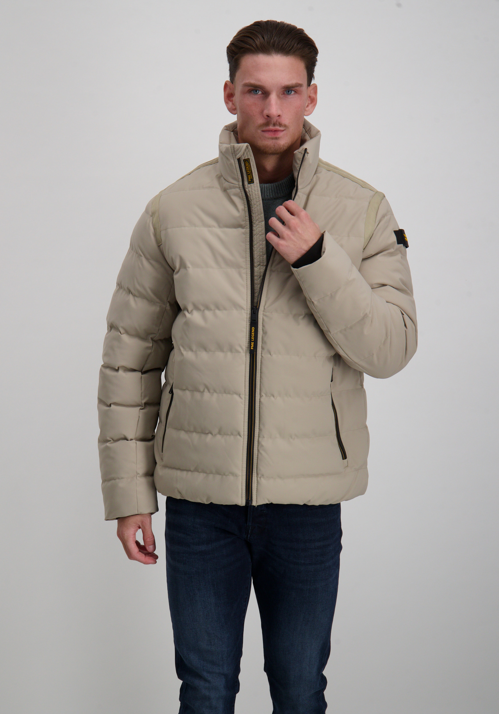 PME Legend Winterjas Freightyet PJA2508114 Beige