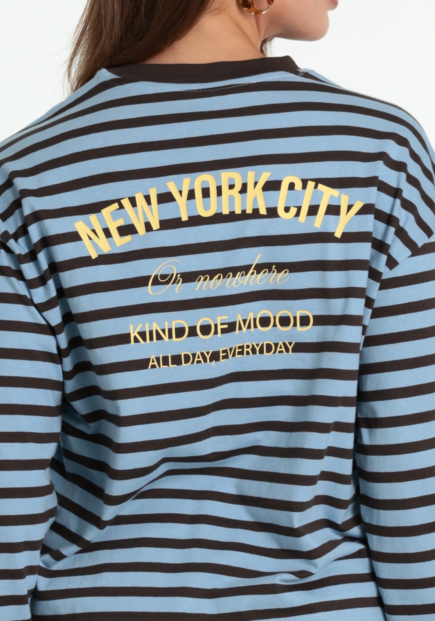 ONLY T-shirt Freja 15378328 Licht blauw