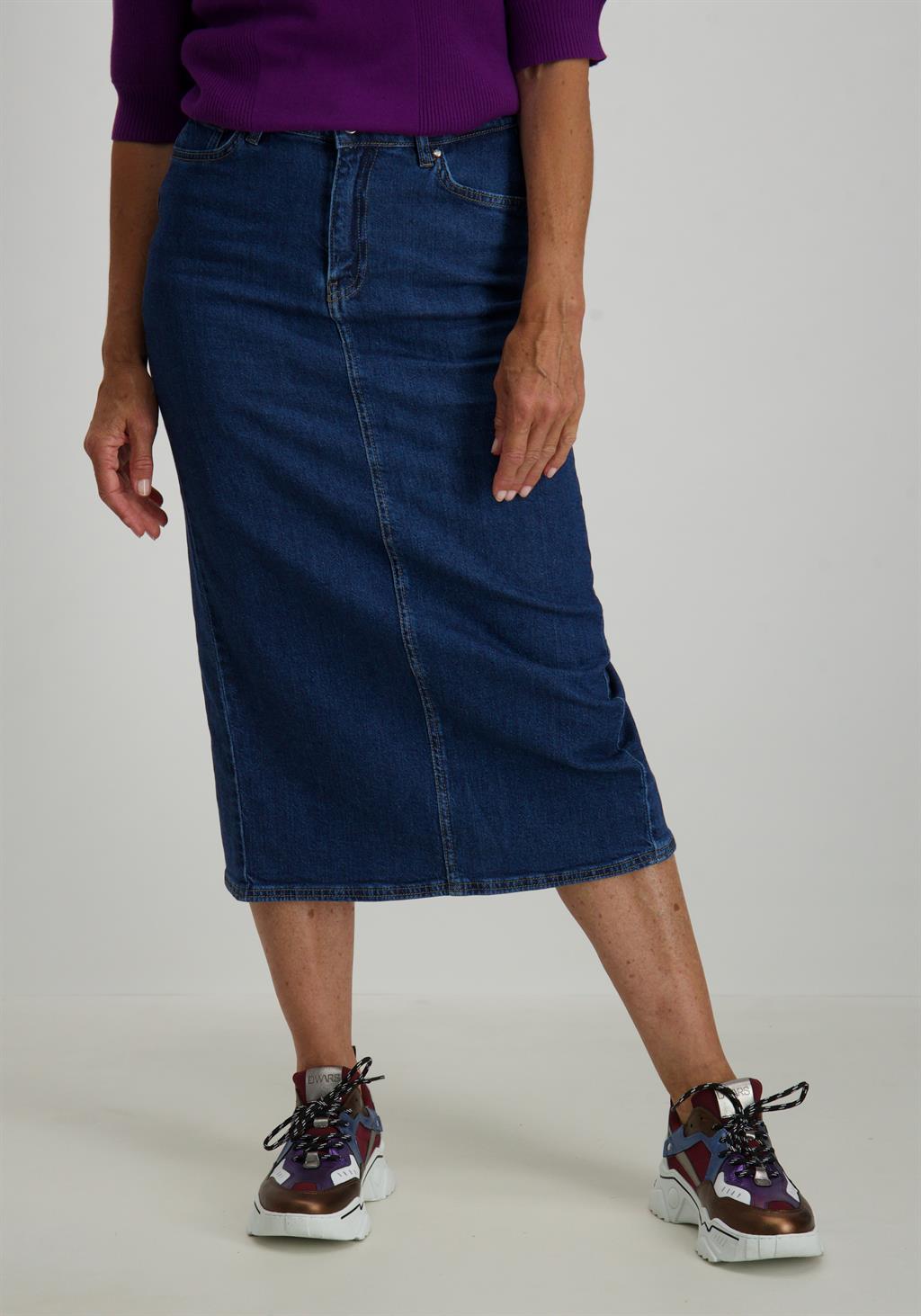 Only Spijkerrok Milla 15324985 Kobalt