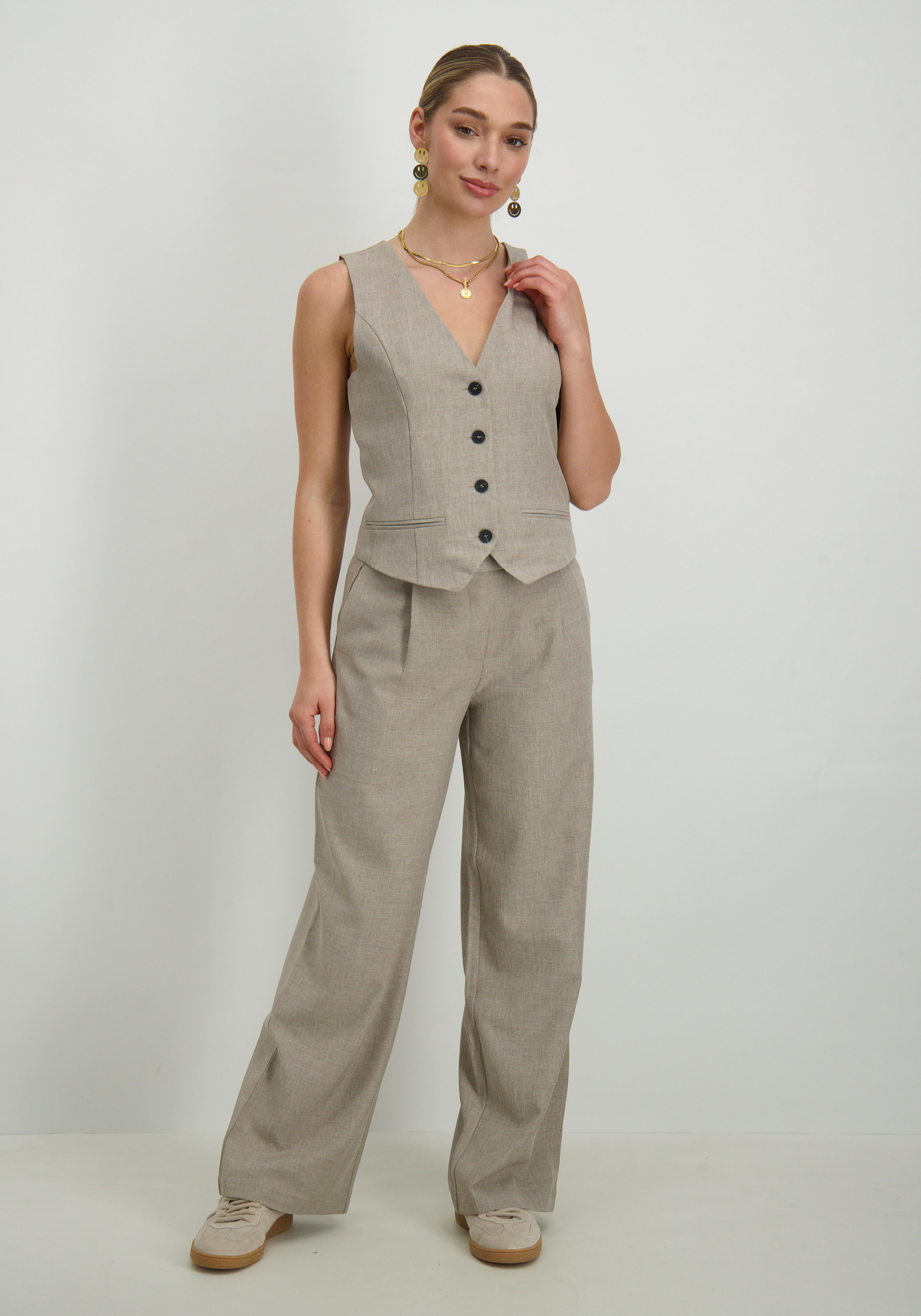 Only Gilet Linda 15336753 Taupe