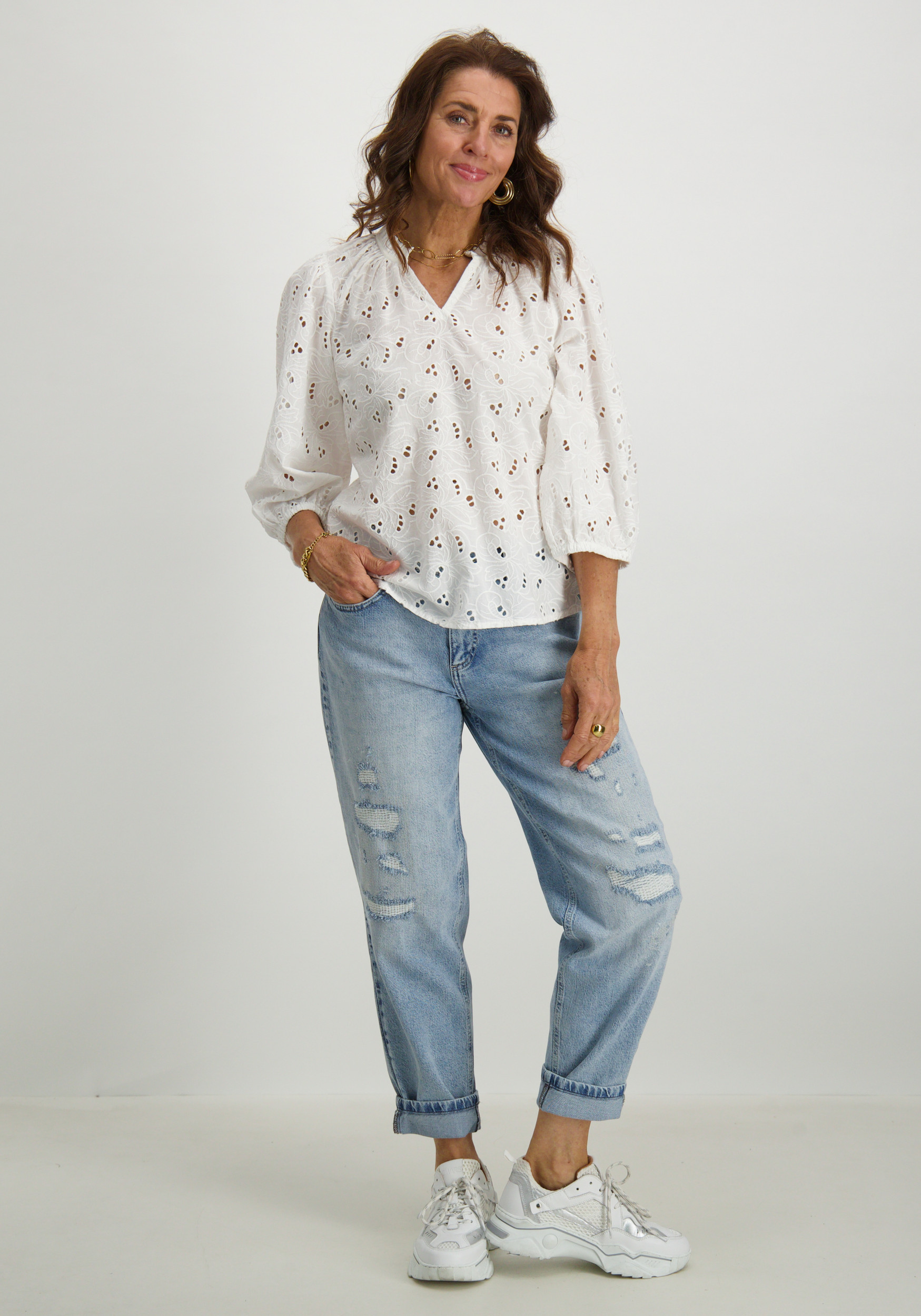 Kaffe Clothing Blouse Tessa 10509989 Wit