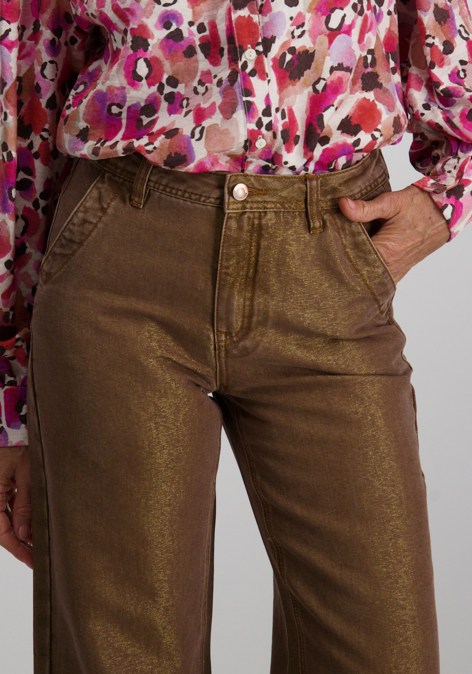 Geisha Broek 51515-10 Bruin