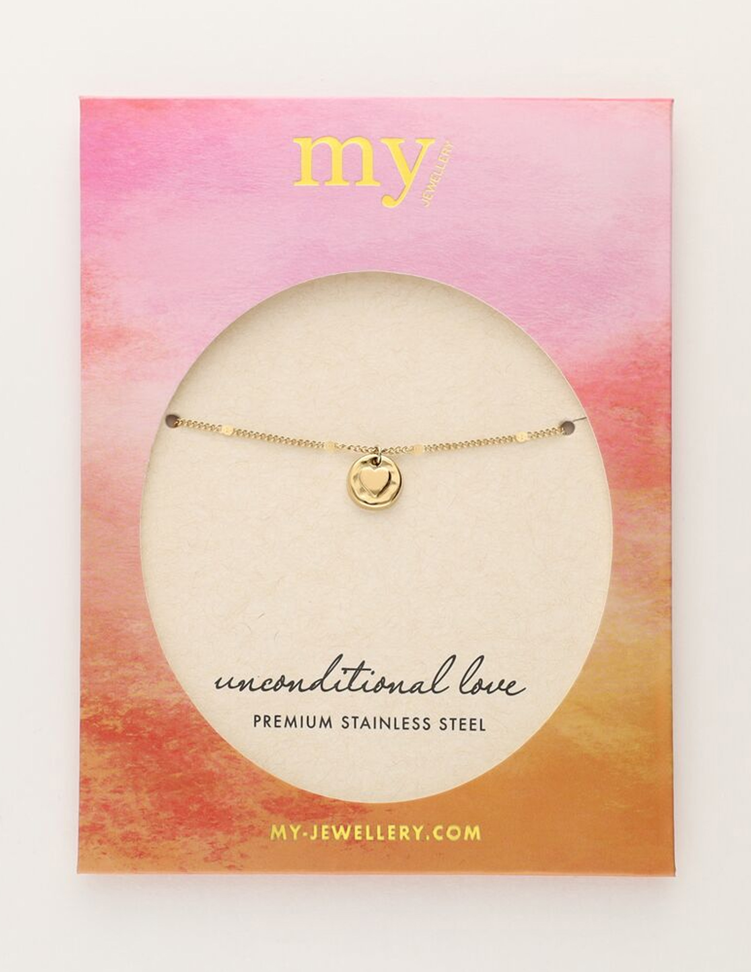 My Jewellery Armband Hammered heart MJ11539 Goud