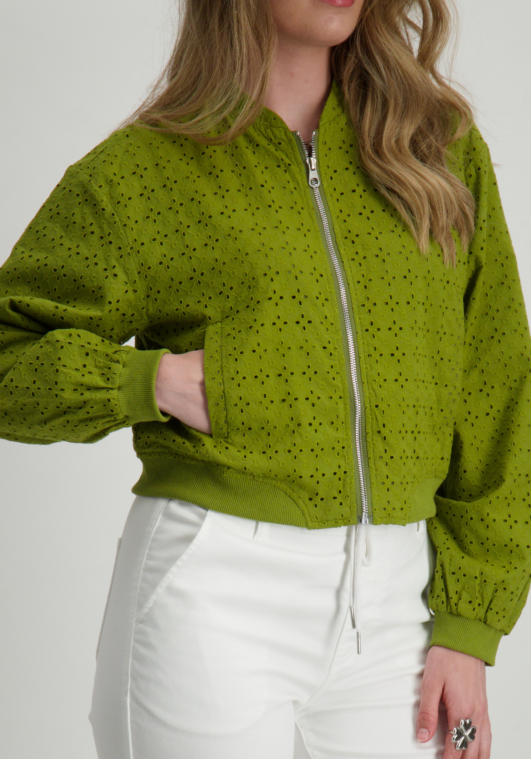 Lofty Manner Bomberjack Lidia QC44 Midden groen