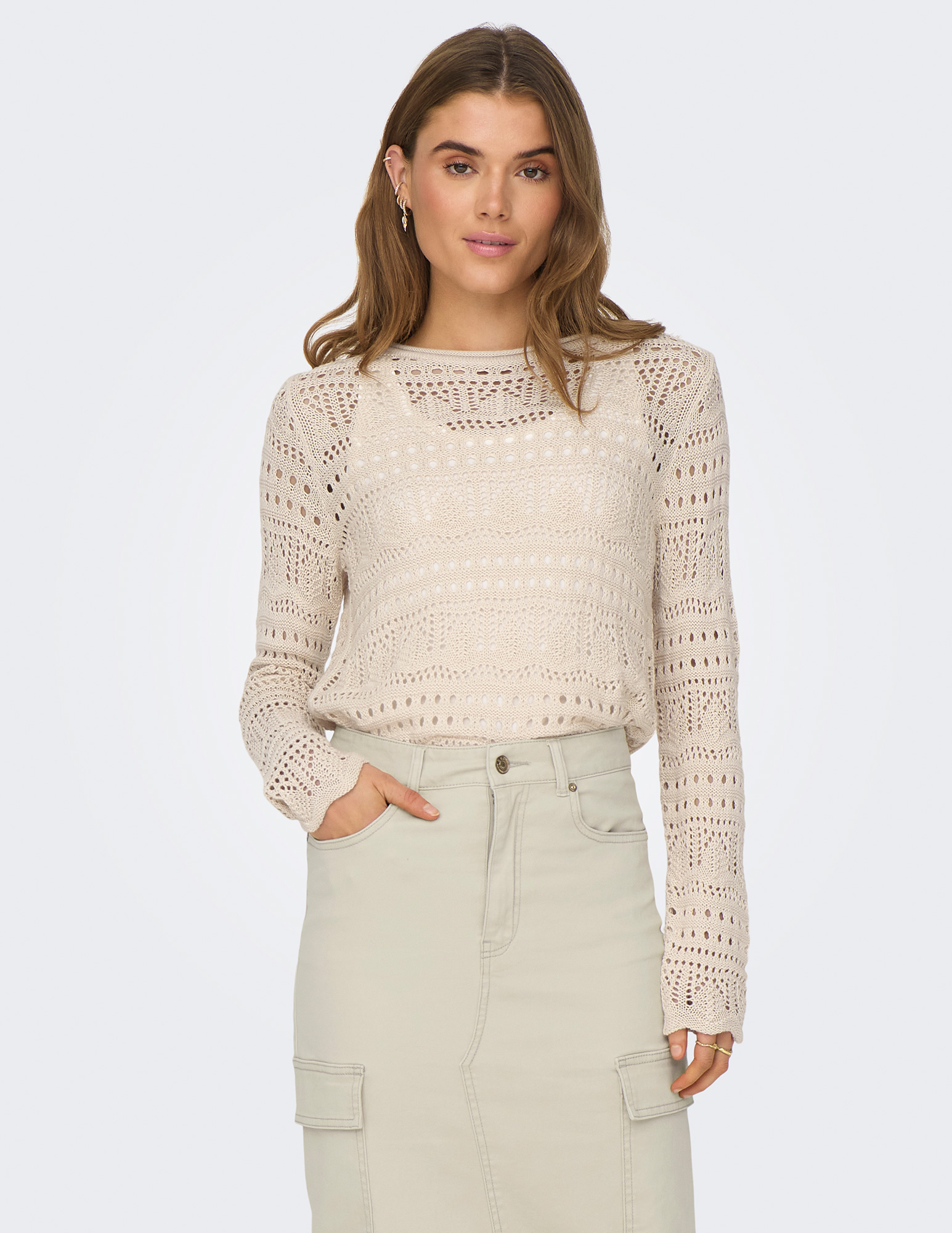 Jacqueline de jonge Trui Sun 15287384 Ecru