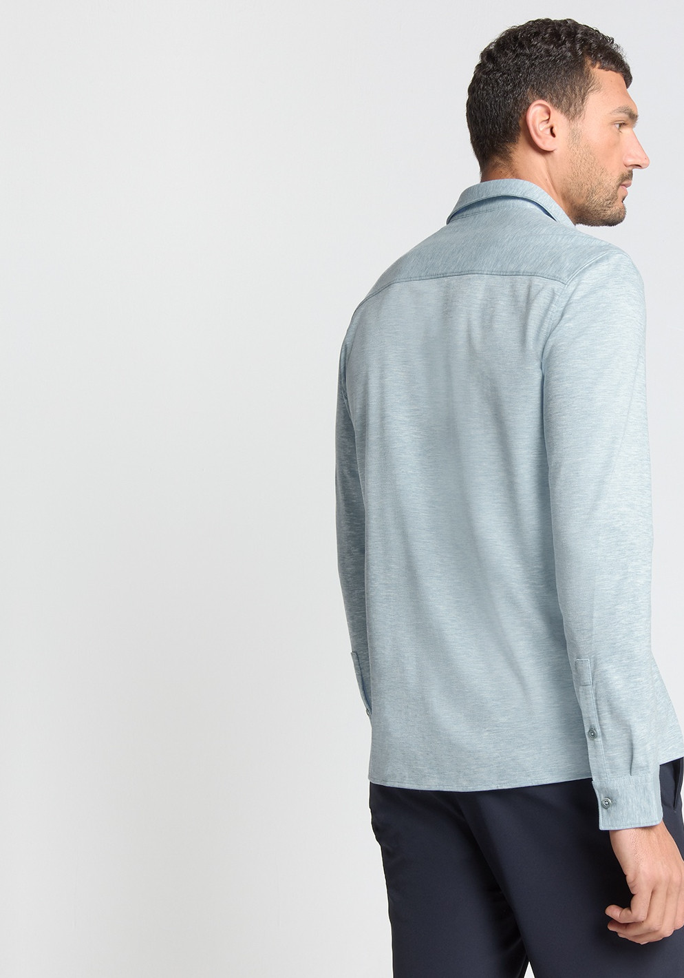 No Excess Overhemd  N4180 Licht blauw