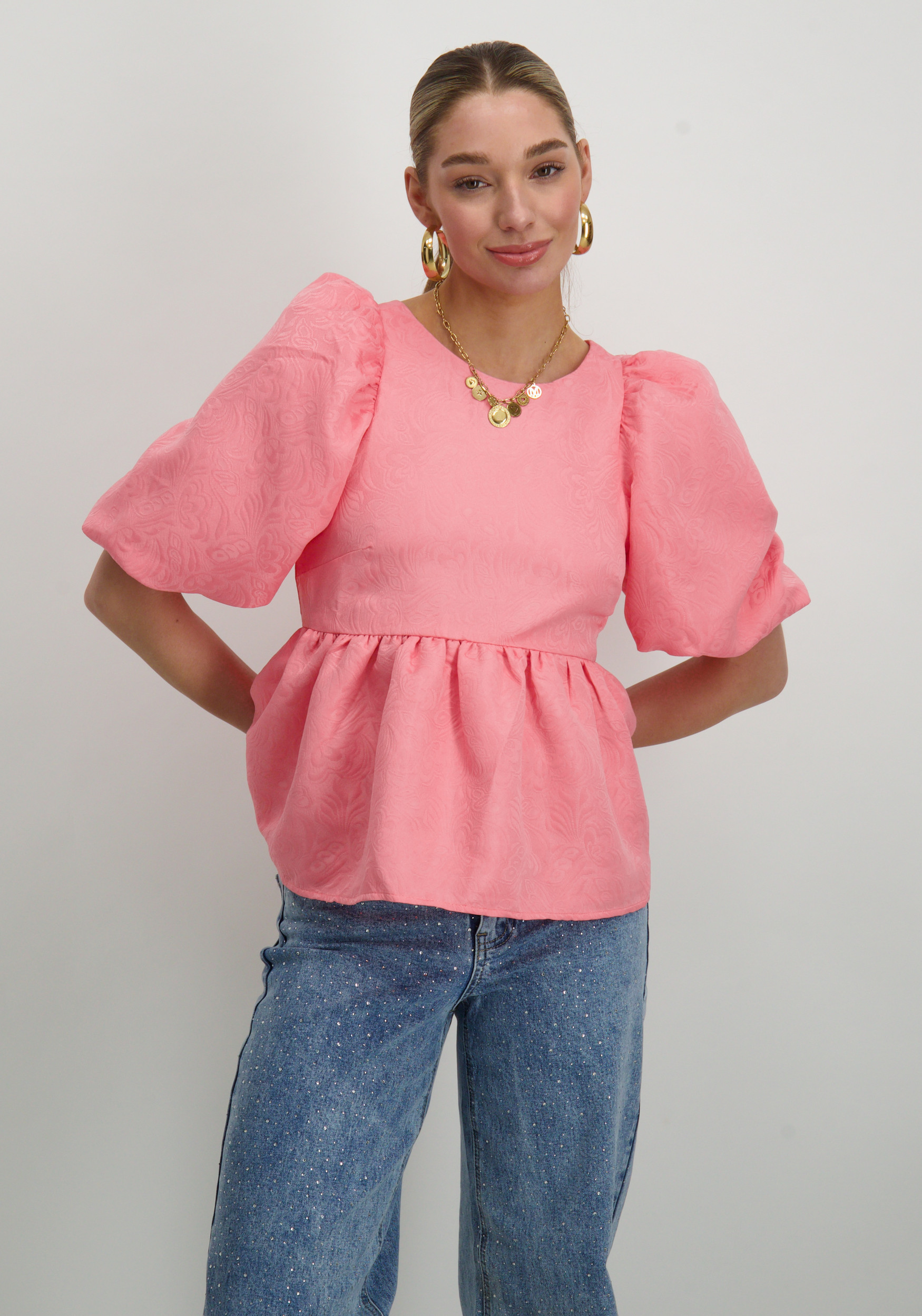 Harper & Yve Top Vivian SS25P607 Roze