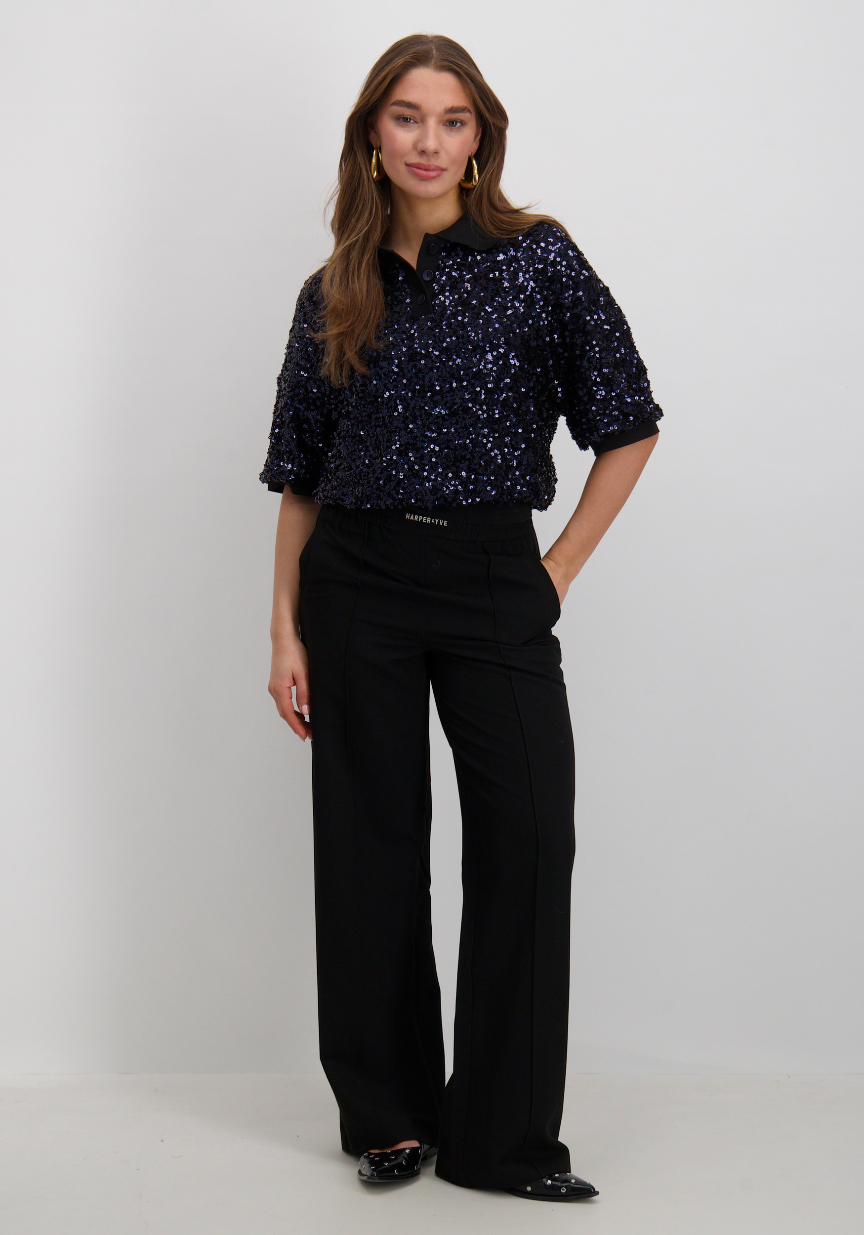 Harper & Yve Broek Dora DW25N115 Zwart