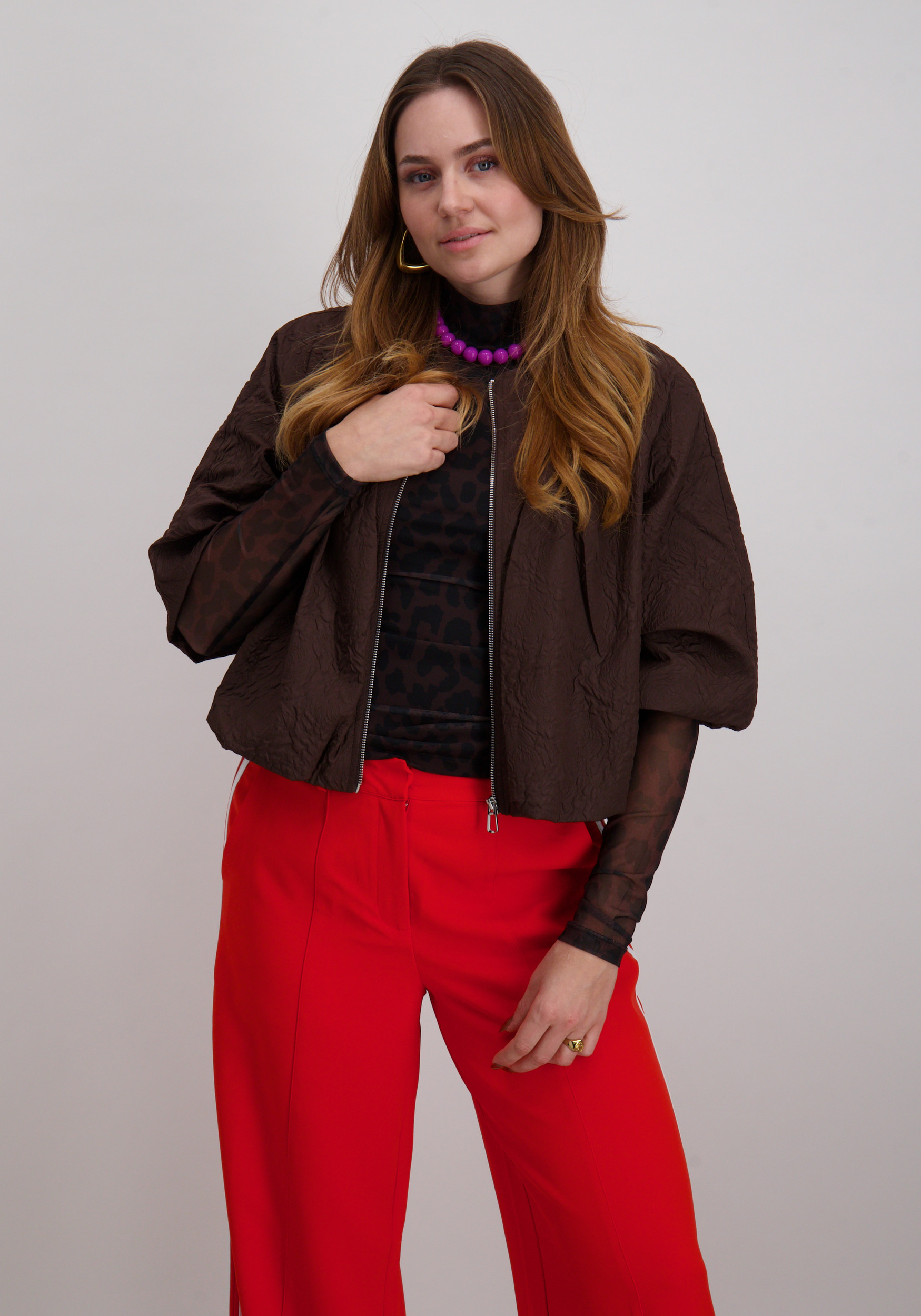 Only Balloon jacket Anja 15356774 Bruin