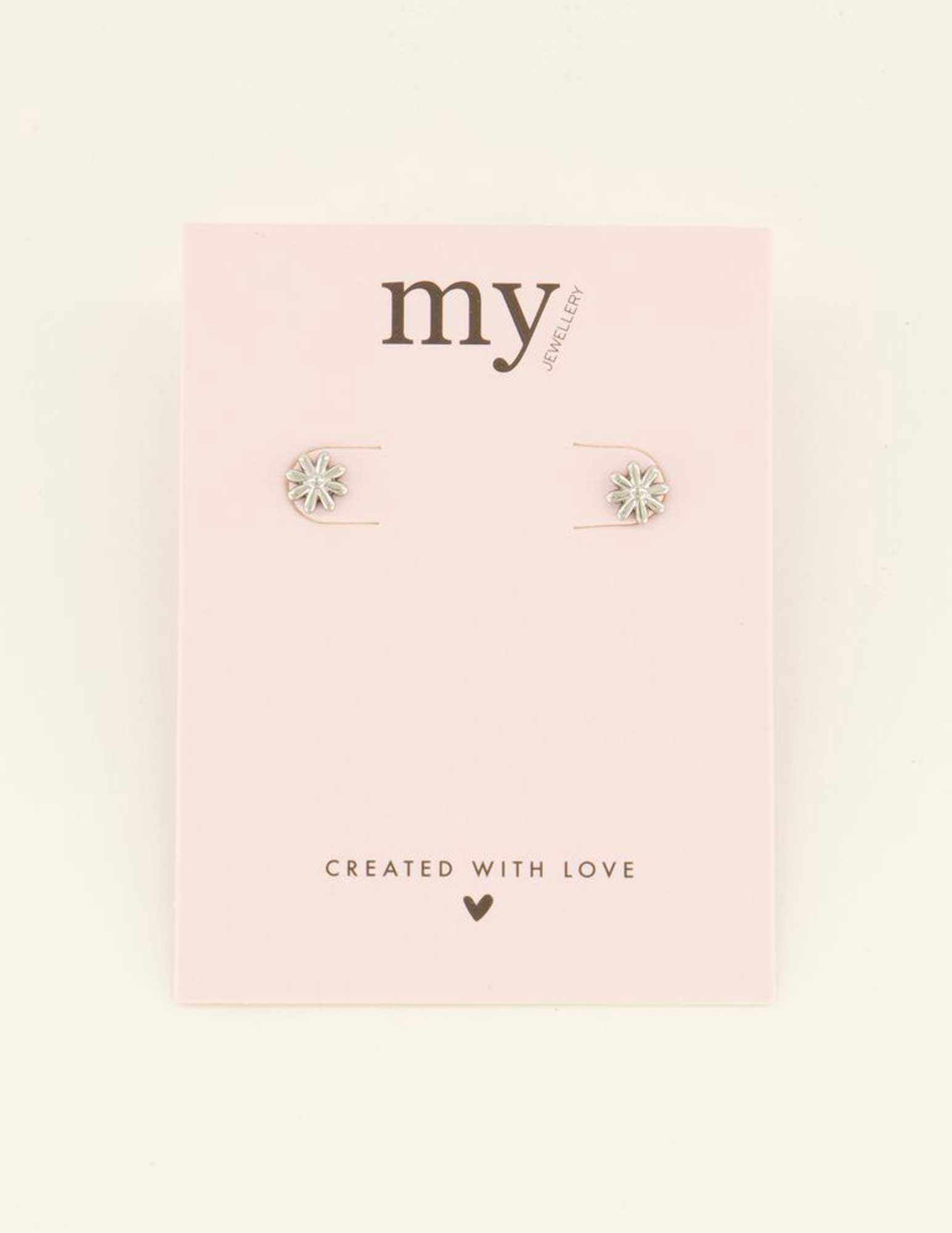 My Jewellery Studs kleine bloem MJ08744 Zilver