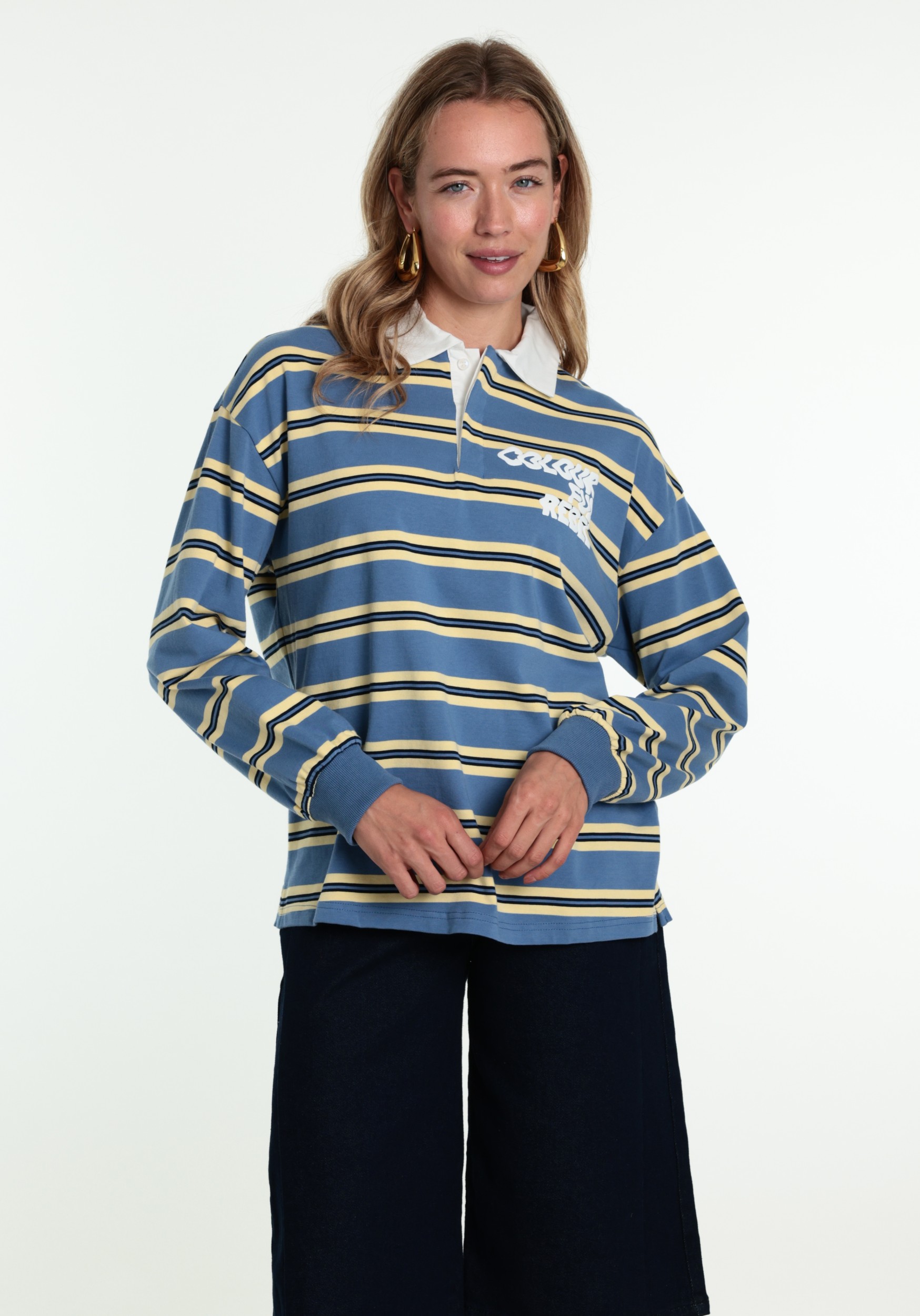 Colourful Rebel Polo shirt Skyler WP318066 Licht blauw