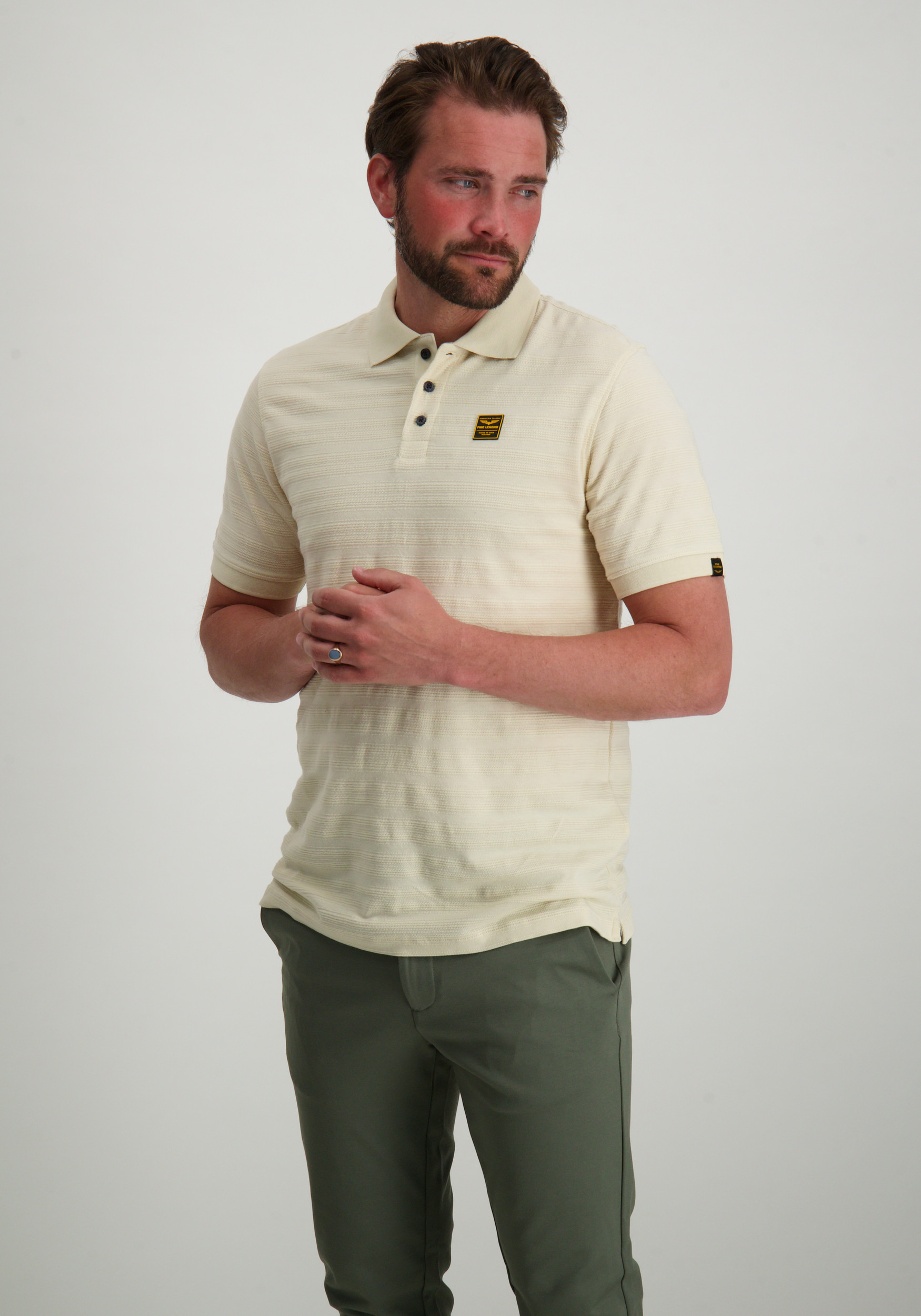 PME Legend Polo PPSS2504854 Ecru
