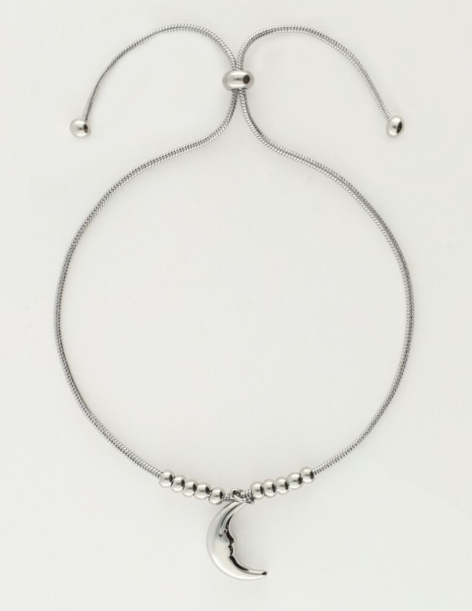 My Jewellery Armband dots & moon MJ09726 Zilver