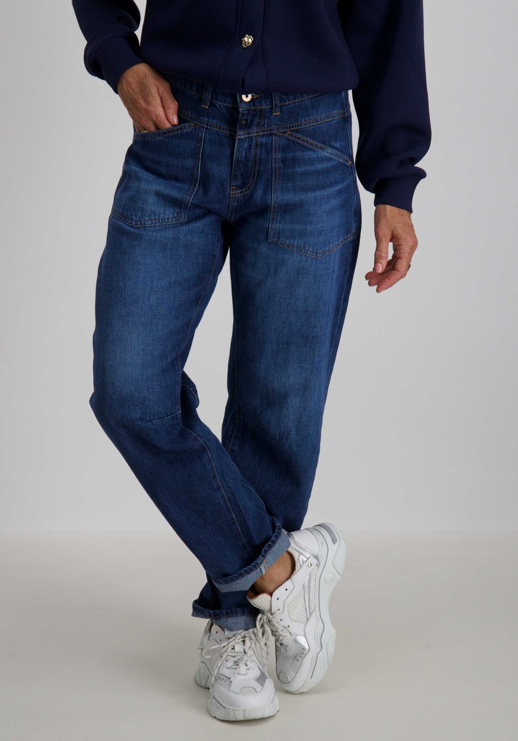 Cup of Joe Ballon jeans Selena Donker blauw