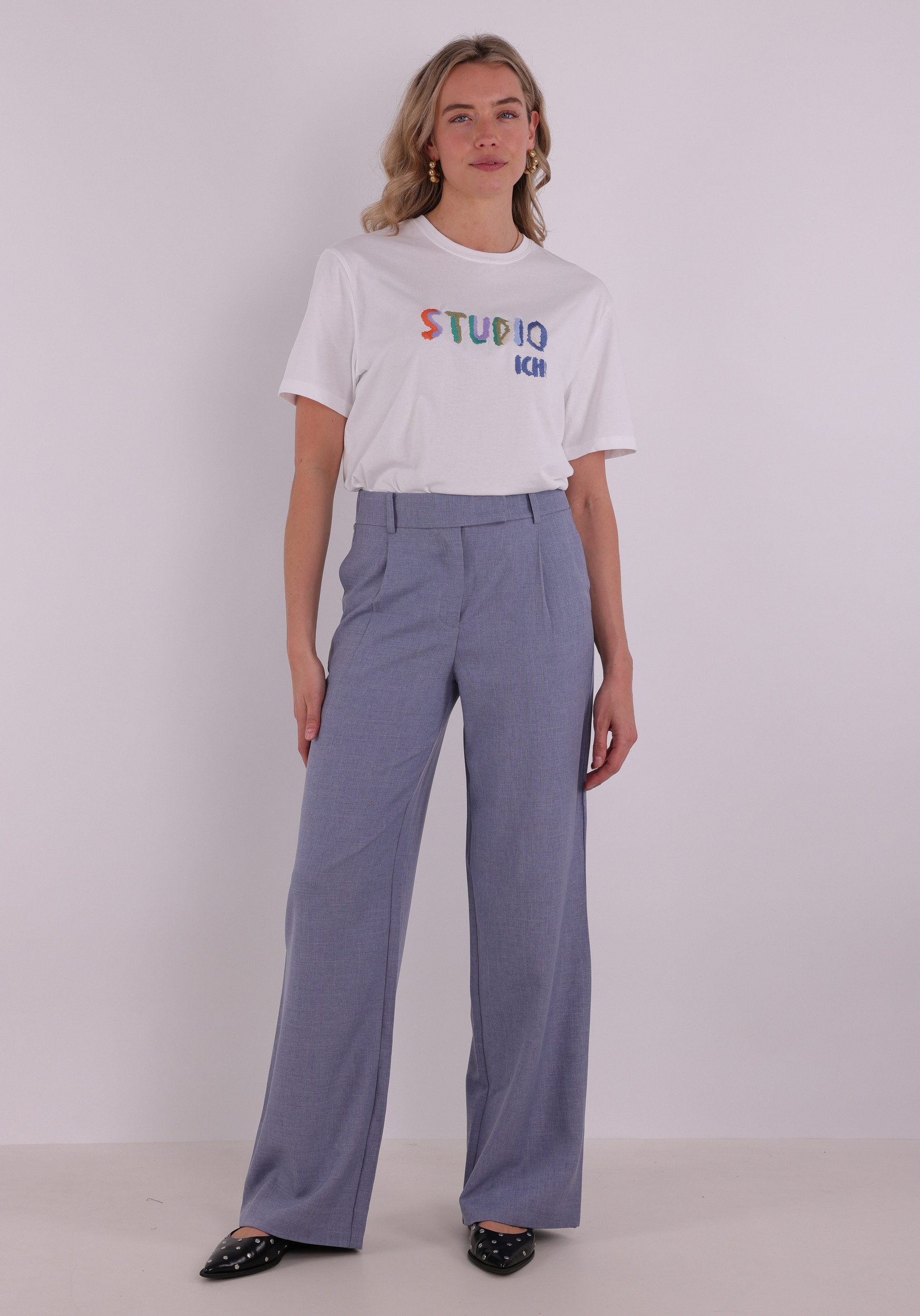 Ichi T-shirt Rubby 20125171 Wit