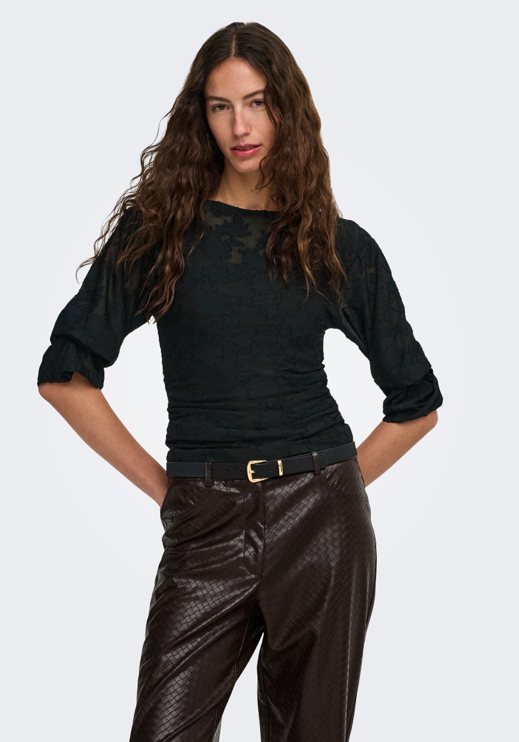 ONLY Top Nadia 15383570 Zwart